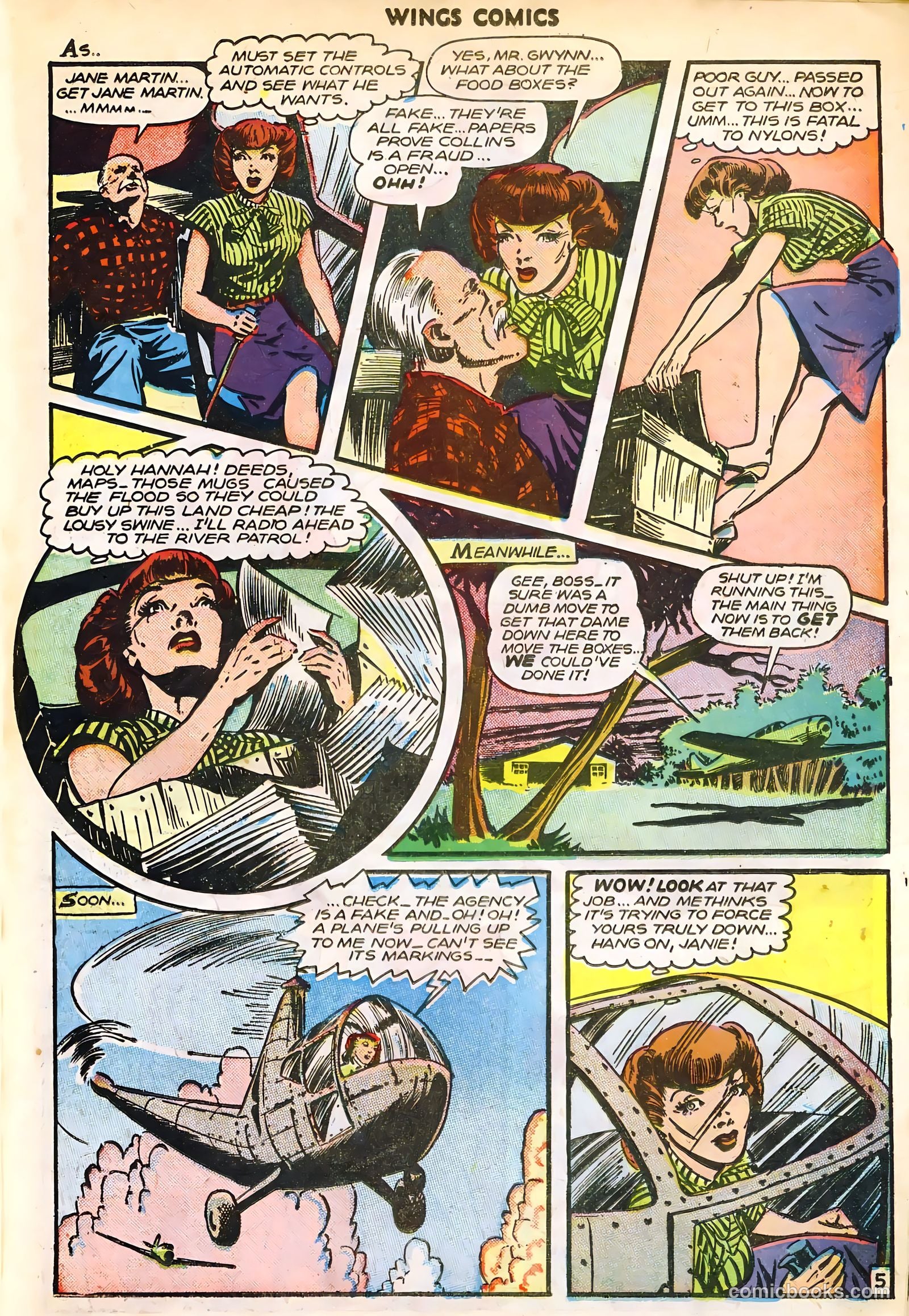 Wings Comics #82 — page 17 of 52