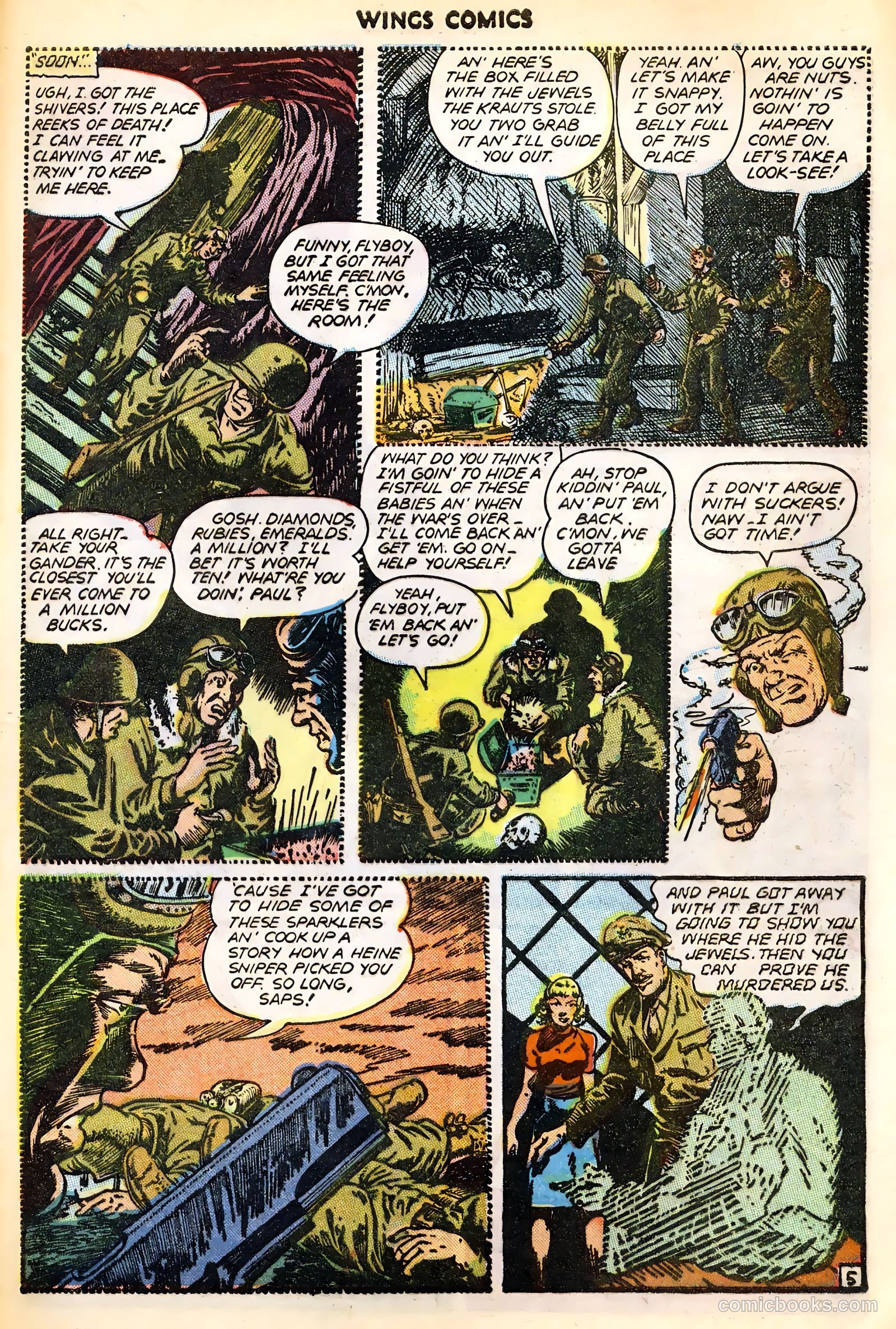 Wings Comics #82 — page 47 of 52