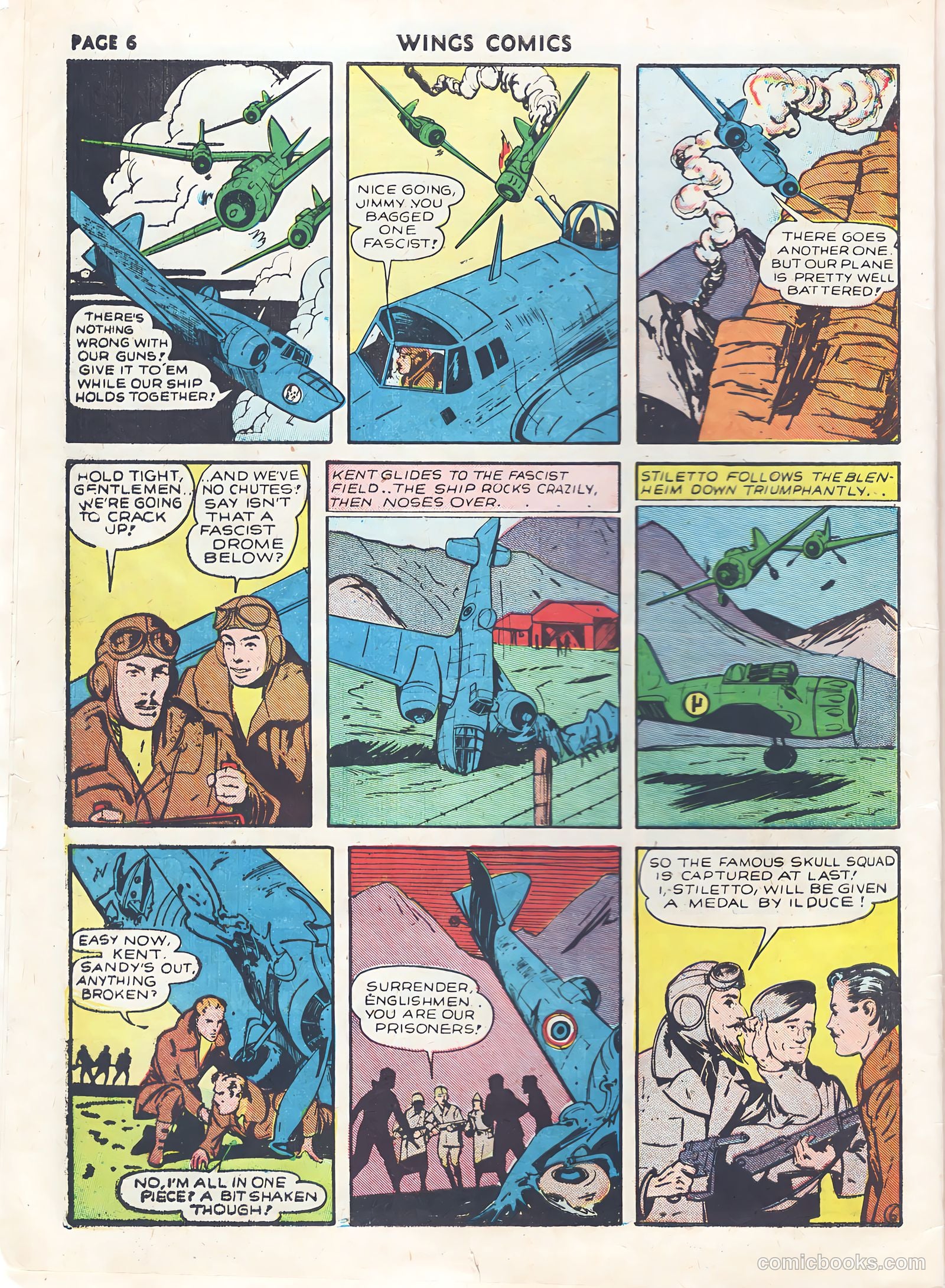 Wings Comics #9 — page 8 of 68