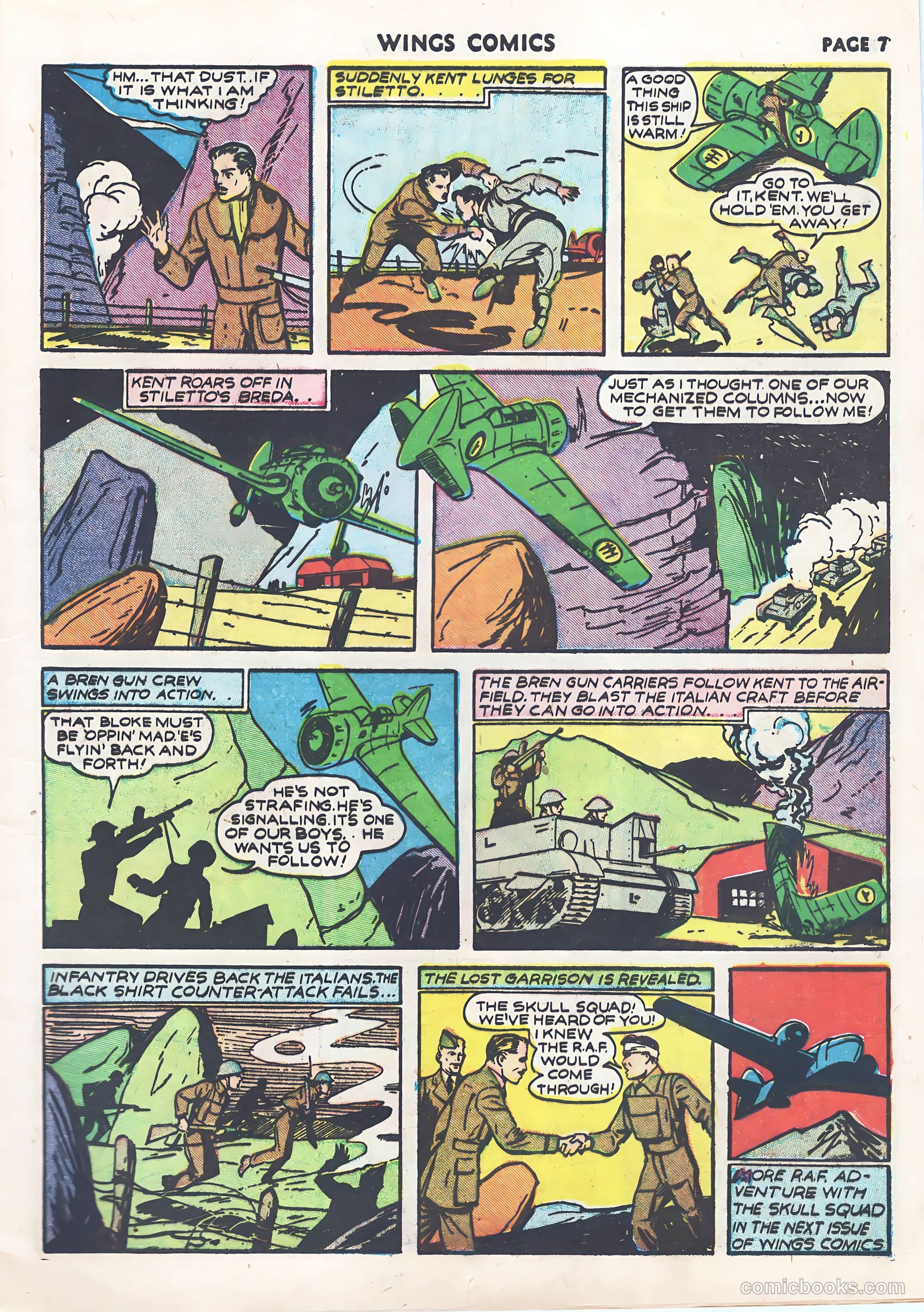 Wings Comics #9 — page 9 of 68