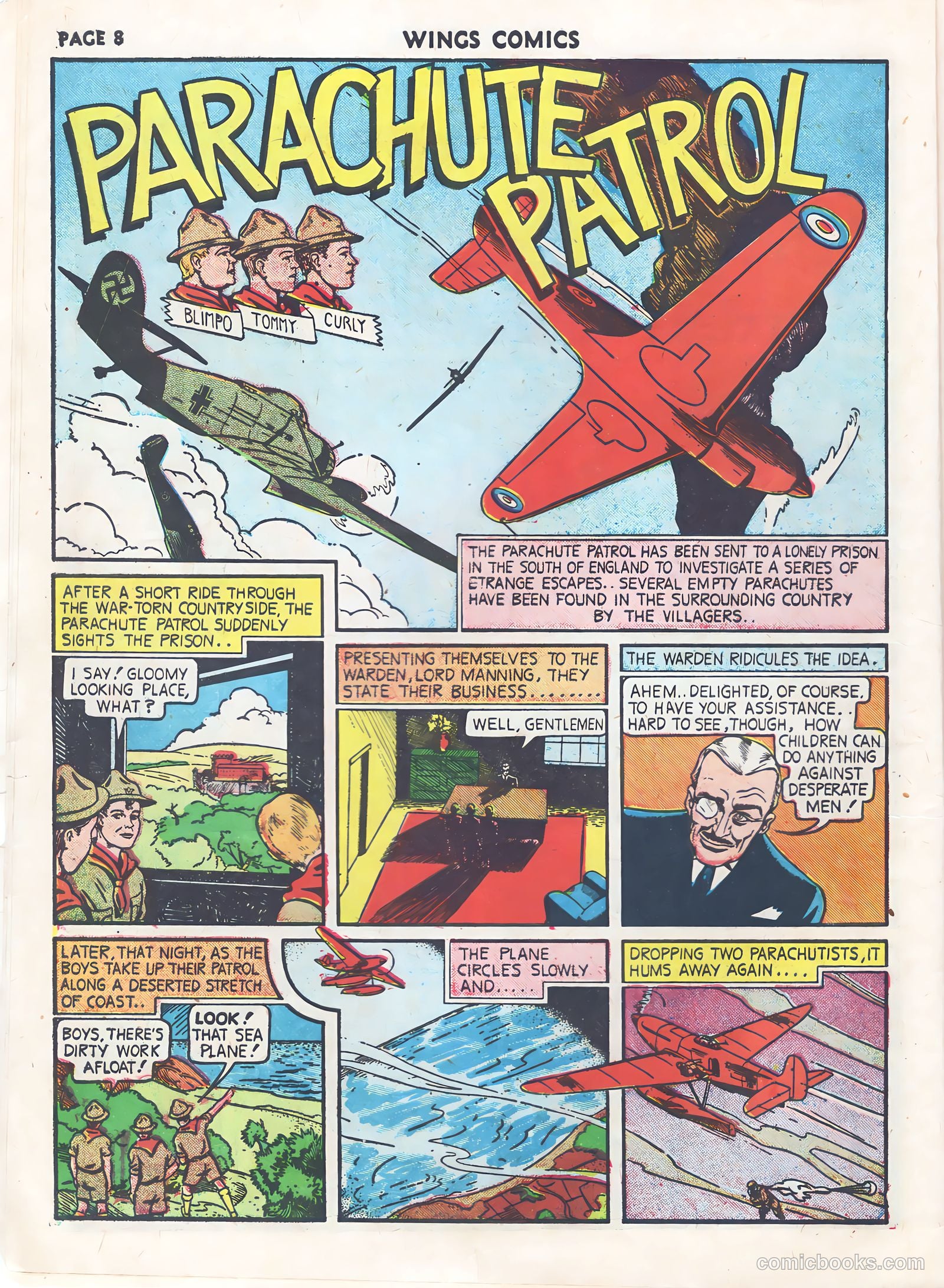 Wings Comics #9 — page 10 of 68
