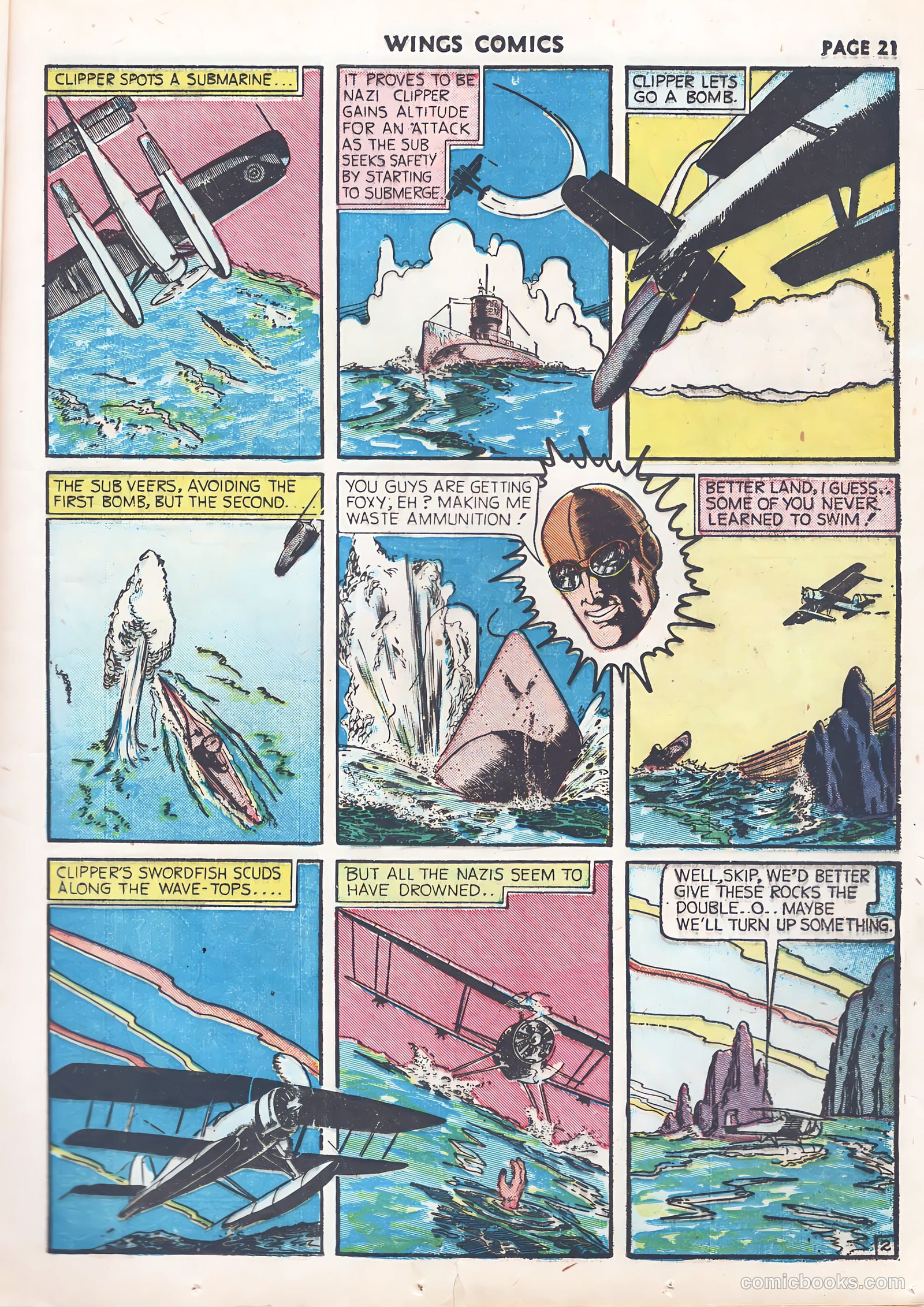 Wings Comics #9 — page 23 of 68