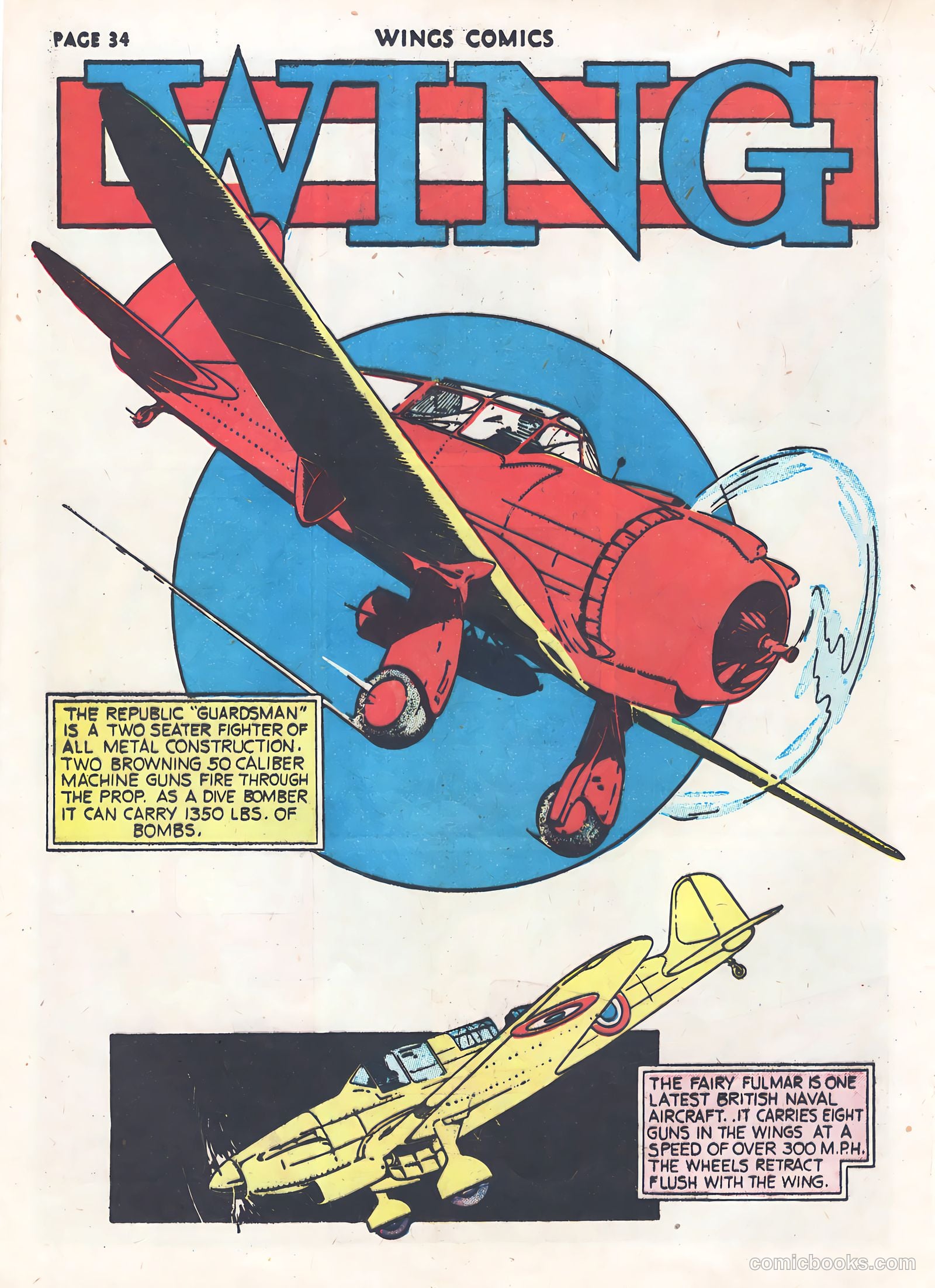 Wings Comics #9 — page 36 of 68