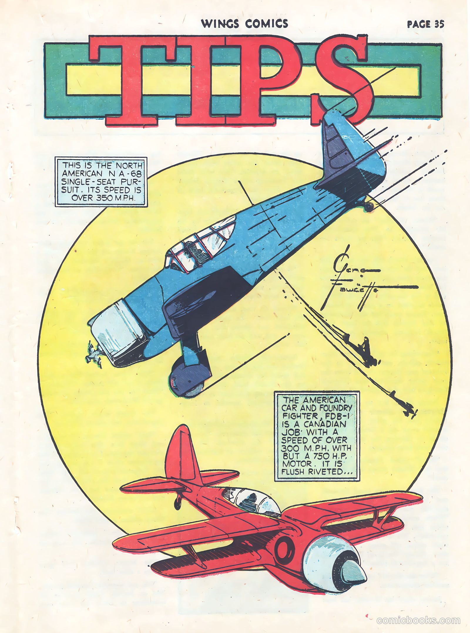 Wings Comics #9 — page 37 of 68