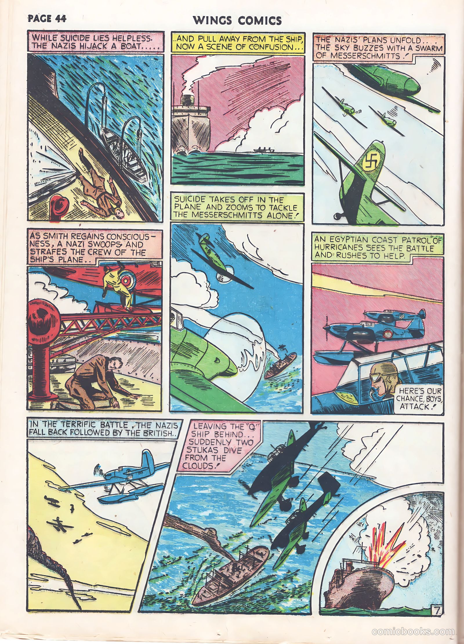 Wings Comics #9 — page 46 of 68