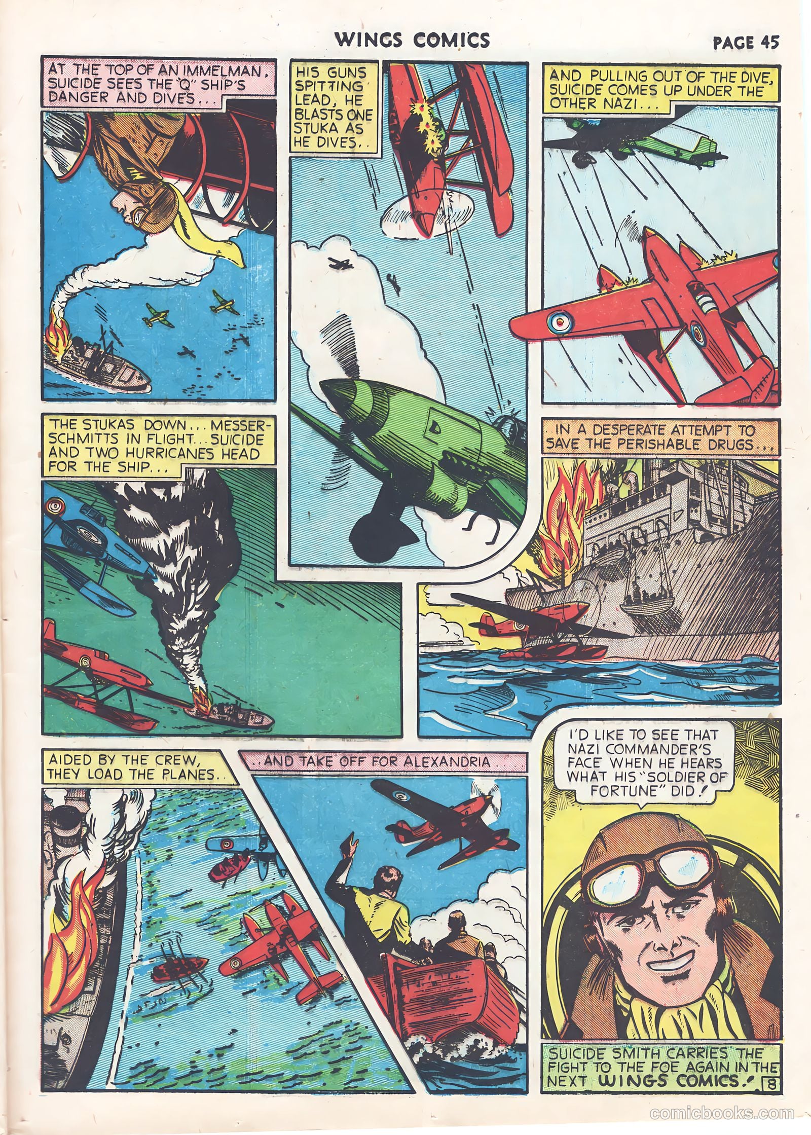 Wings Comics #9 — page 47 of 68