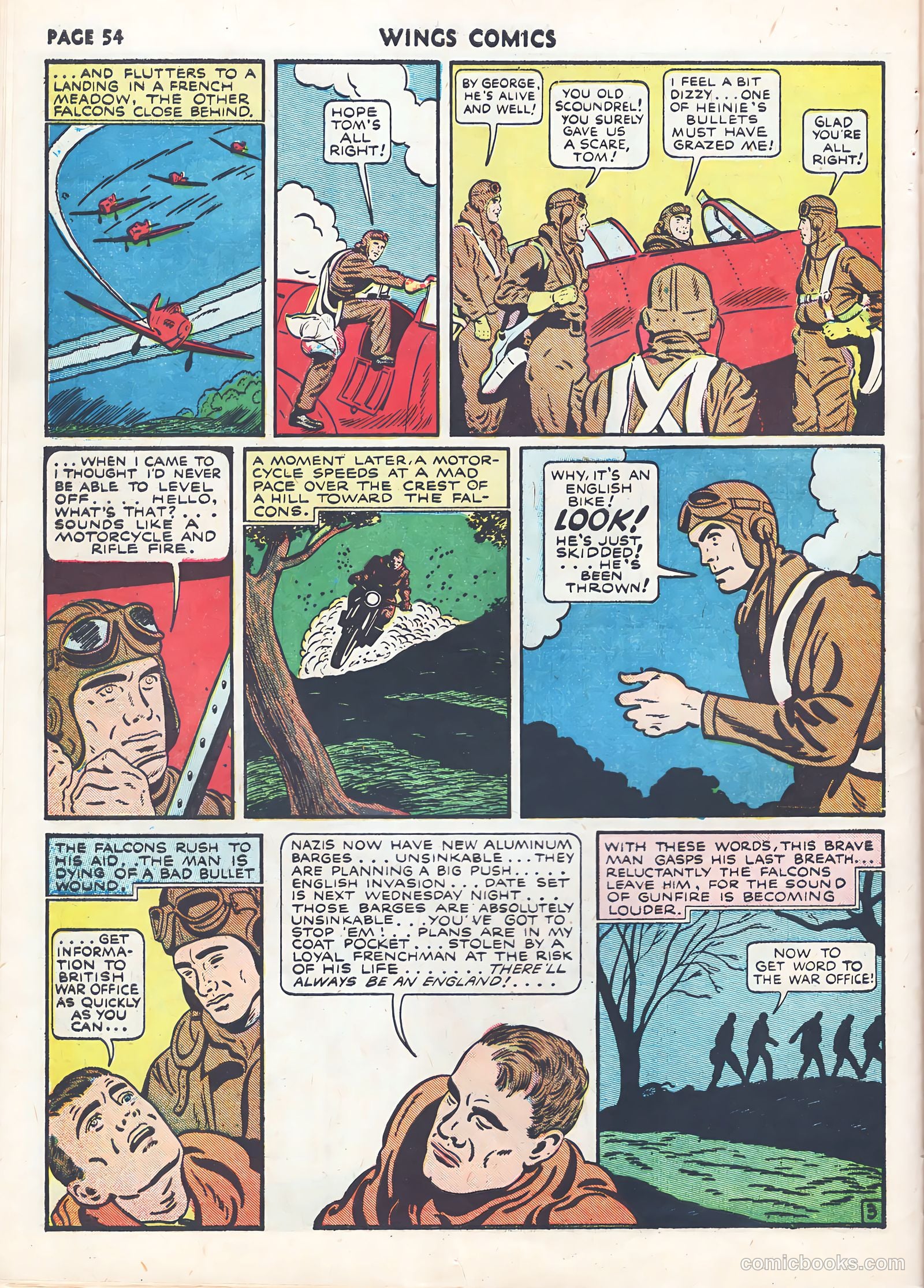 Wings Comics #9 — page 56 of 68