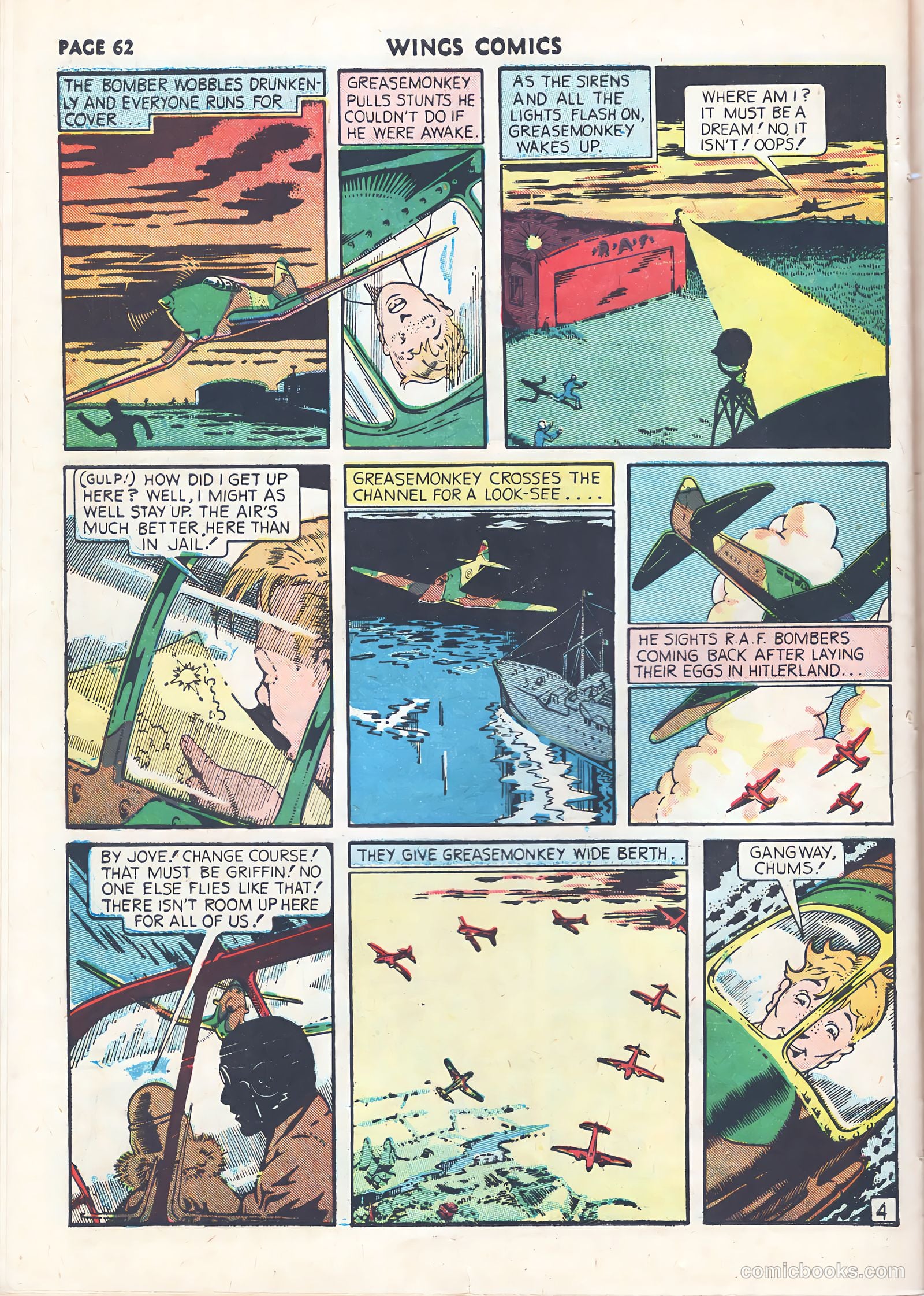 Wings Comics #9 — page 64 of 68