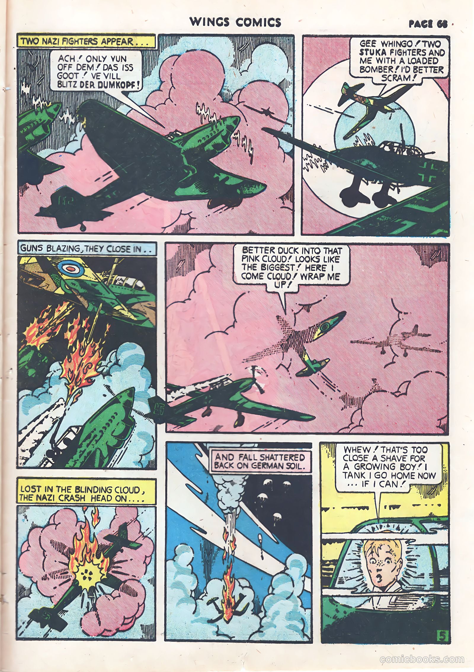 Wings Comics #9 — page 65 of 68