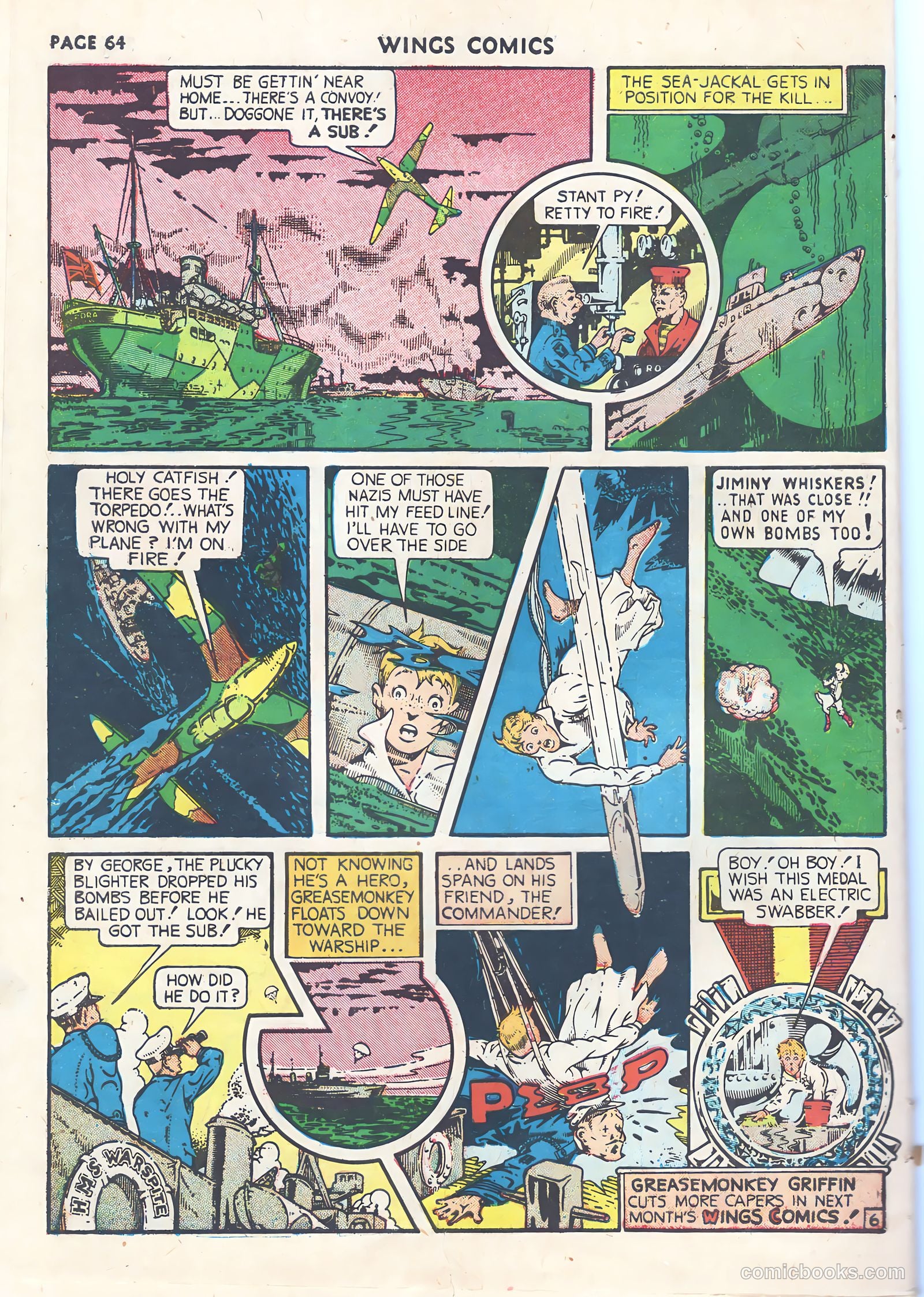 Wings Comics #9 — page 66 of 68