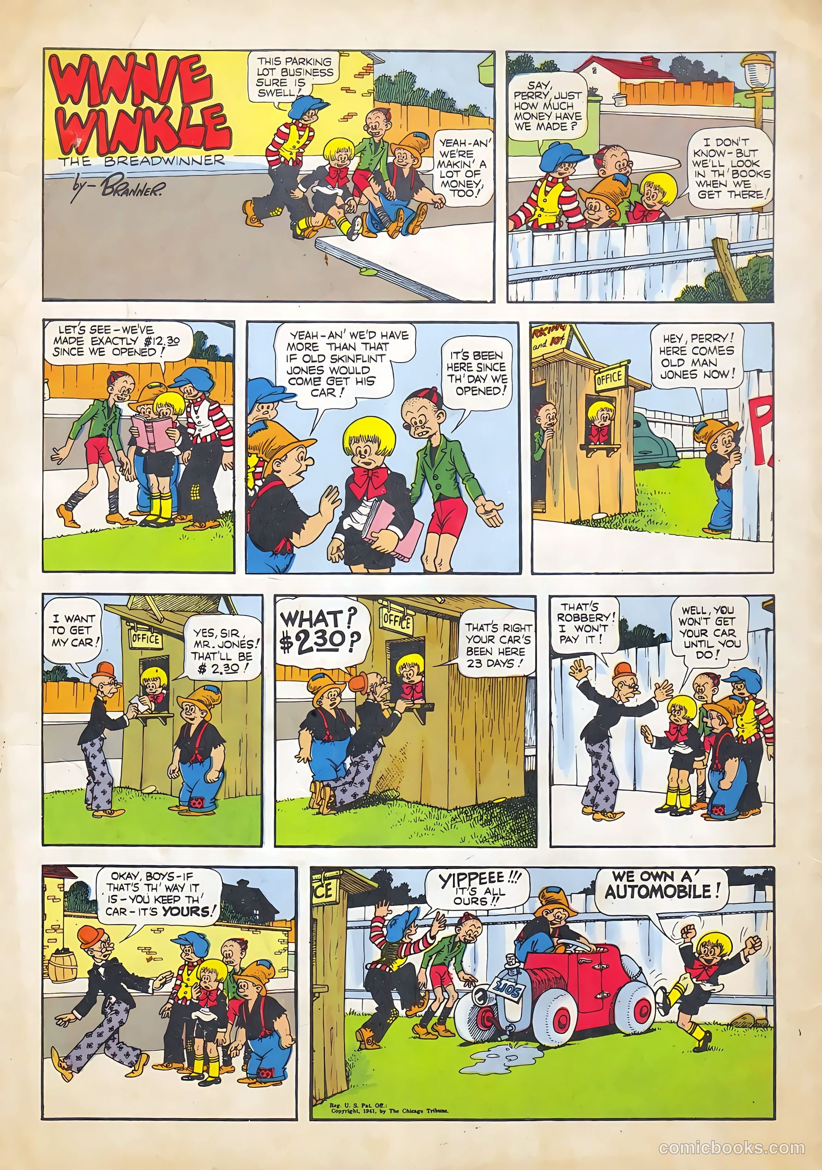 Winnie Winkle #1 — page 36 of 36