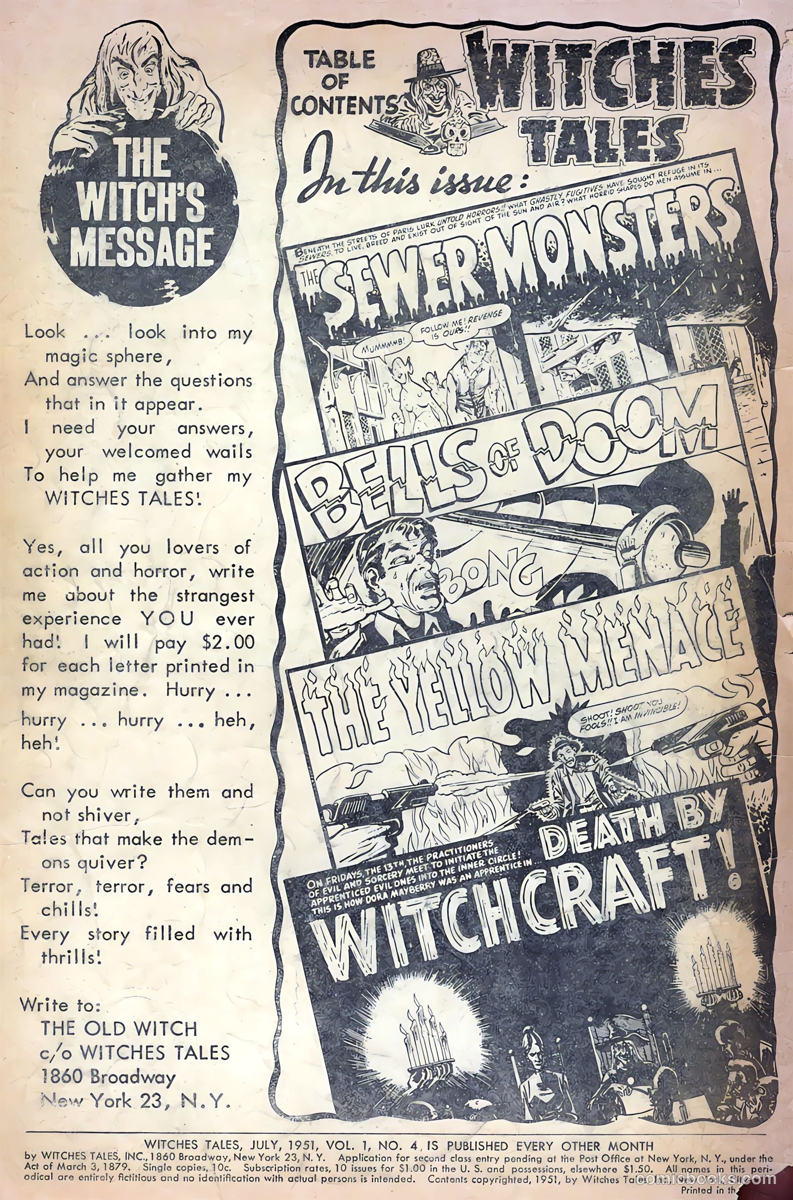 Witches Tales #4 — page 2 of 35