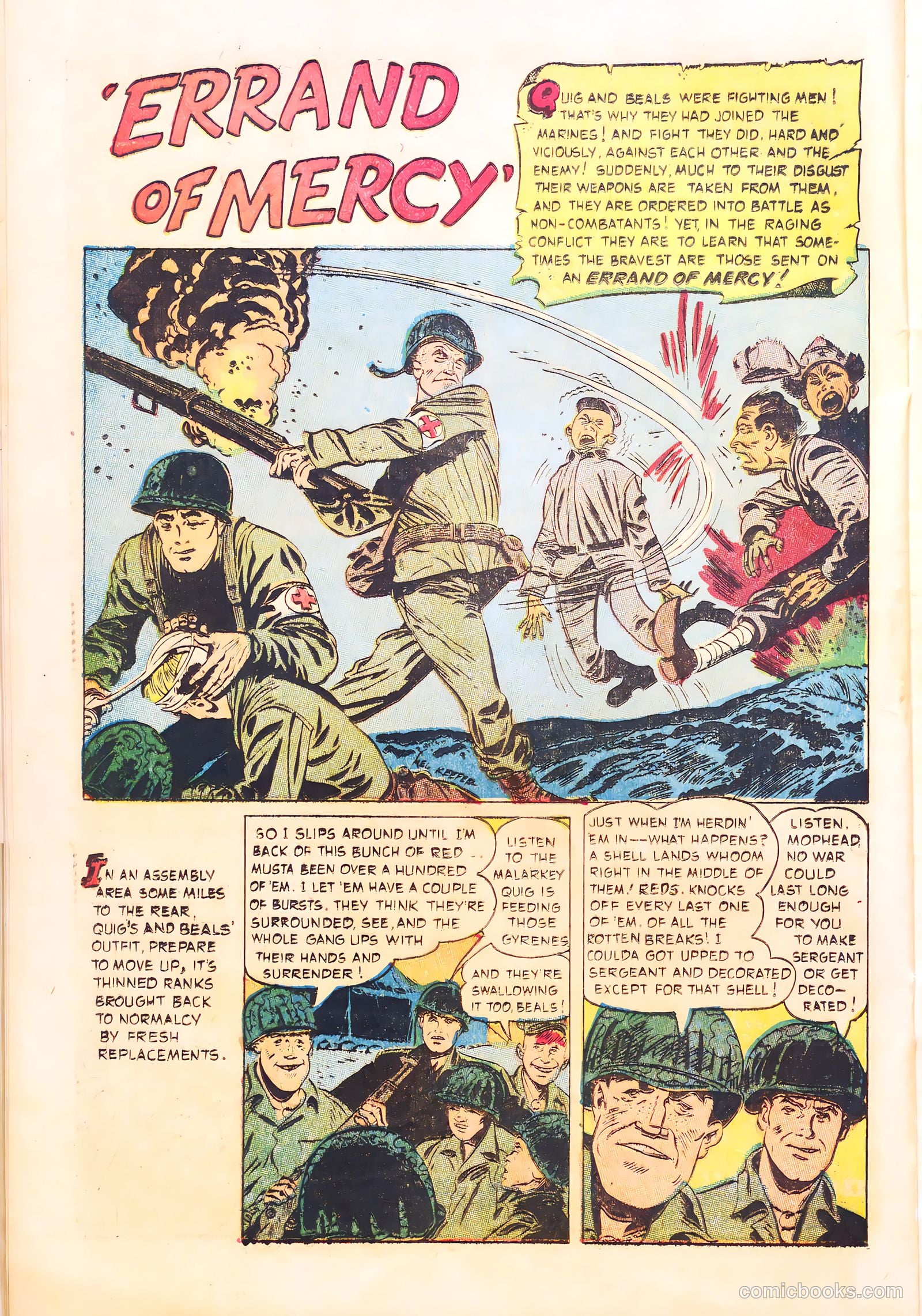 With the Marines on the Battlefronts of the World #1 — page 22 of 36