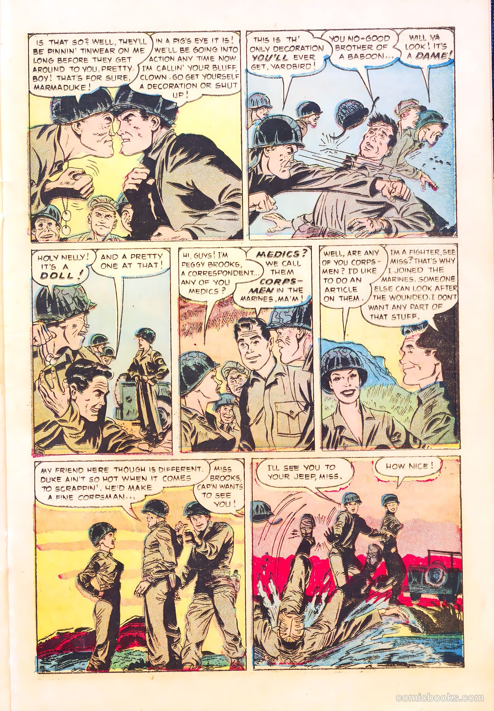 With the Marines on the Battlefronts of the World #1 — page 23 of 36