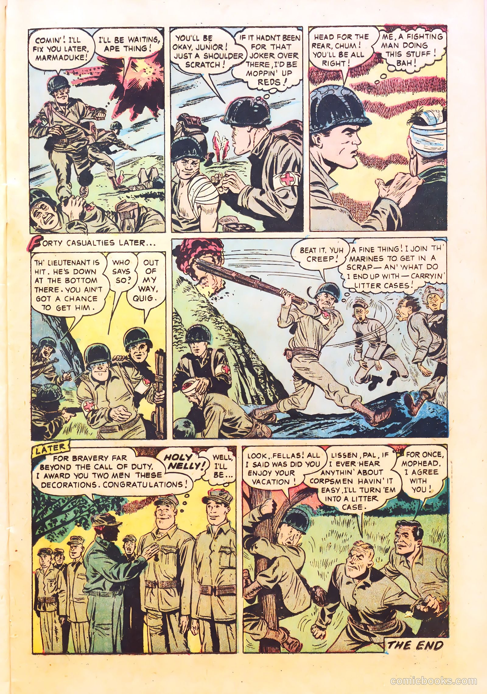 With the Marines on the Battlefronts of the World #1 — page 25 of 36