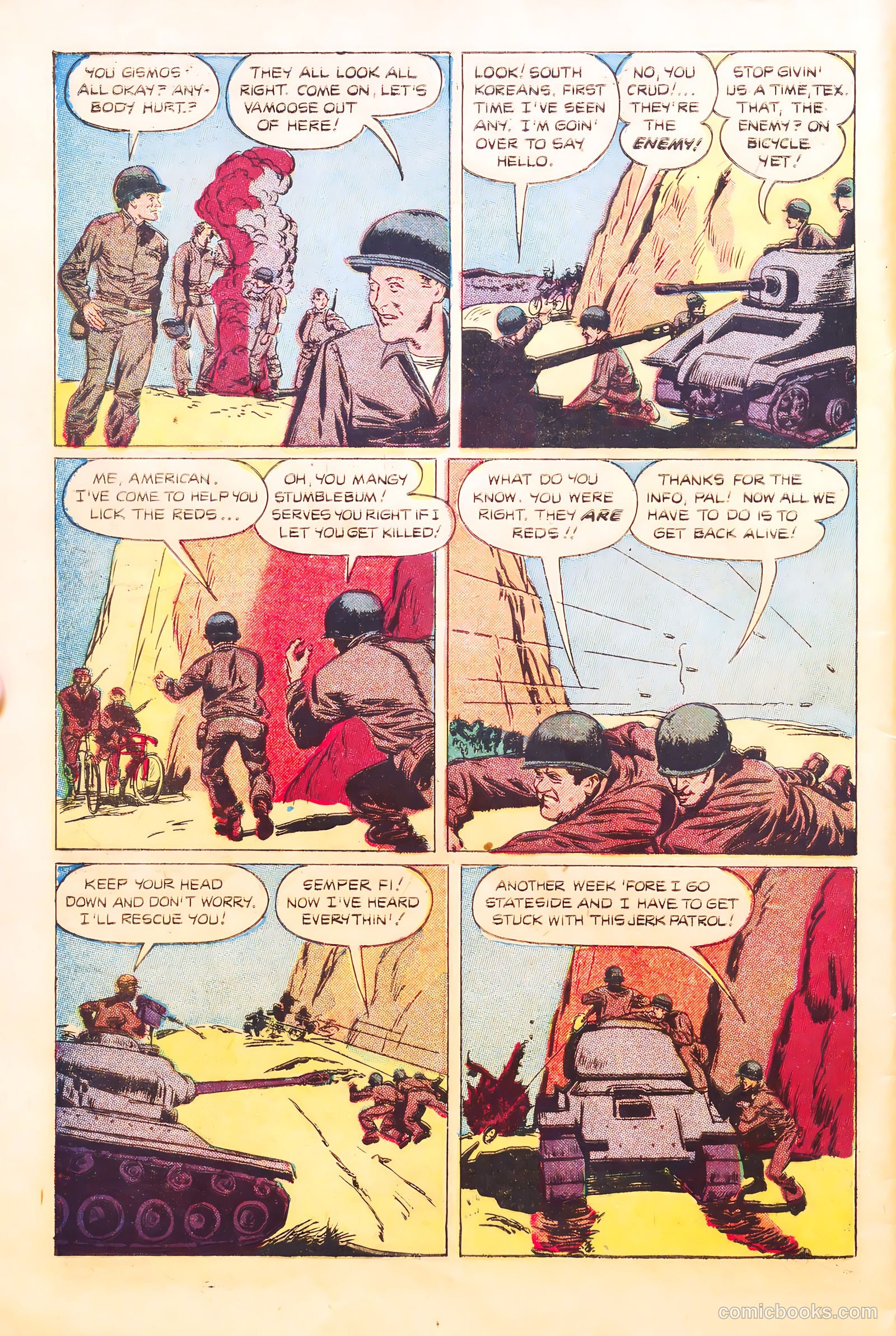 With the Marines on the Battlefronts of the World #1 — page 30 of 36