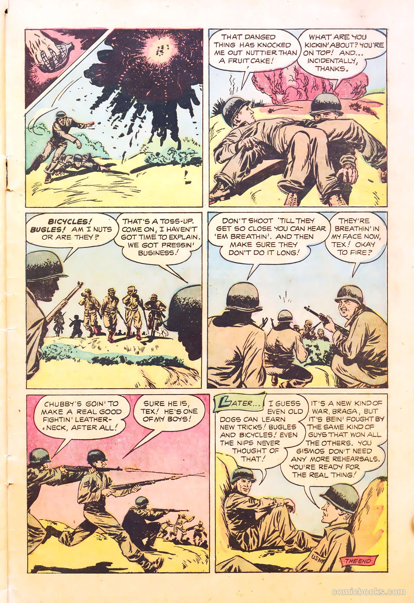 With the Marines on the Battlefronts of the World #1 — page 33 of 36