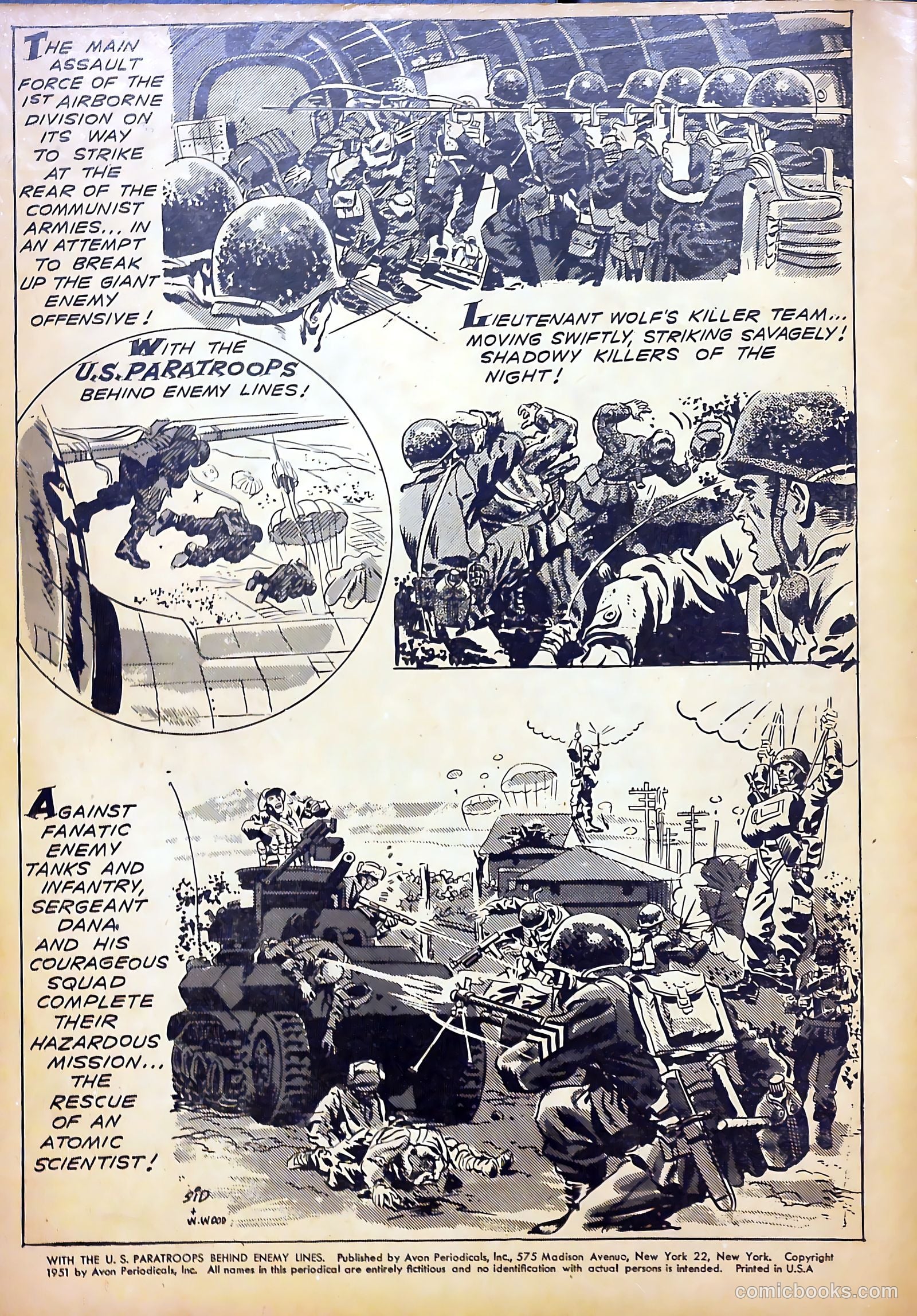 With the U.S. Paratroops Behind Enemy Lines #1 — page 2 of 36
