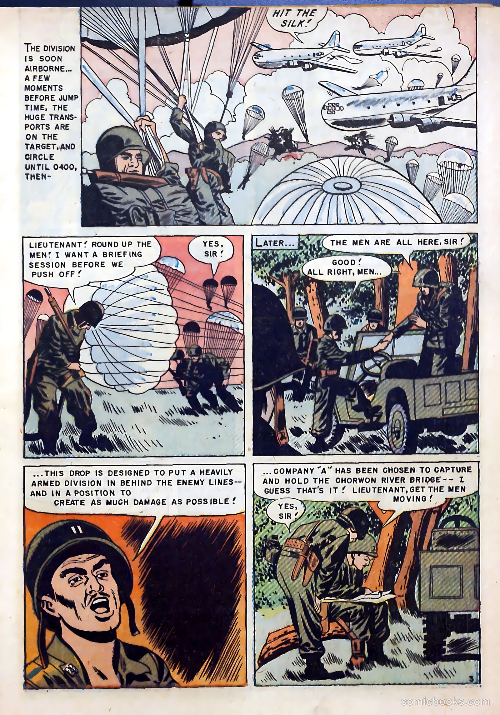 With the U.S. Paratroops Behind Enemy Lines #1 — page 5 of 36