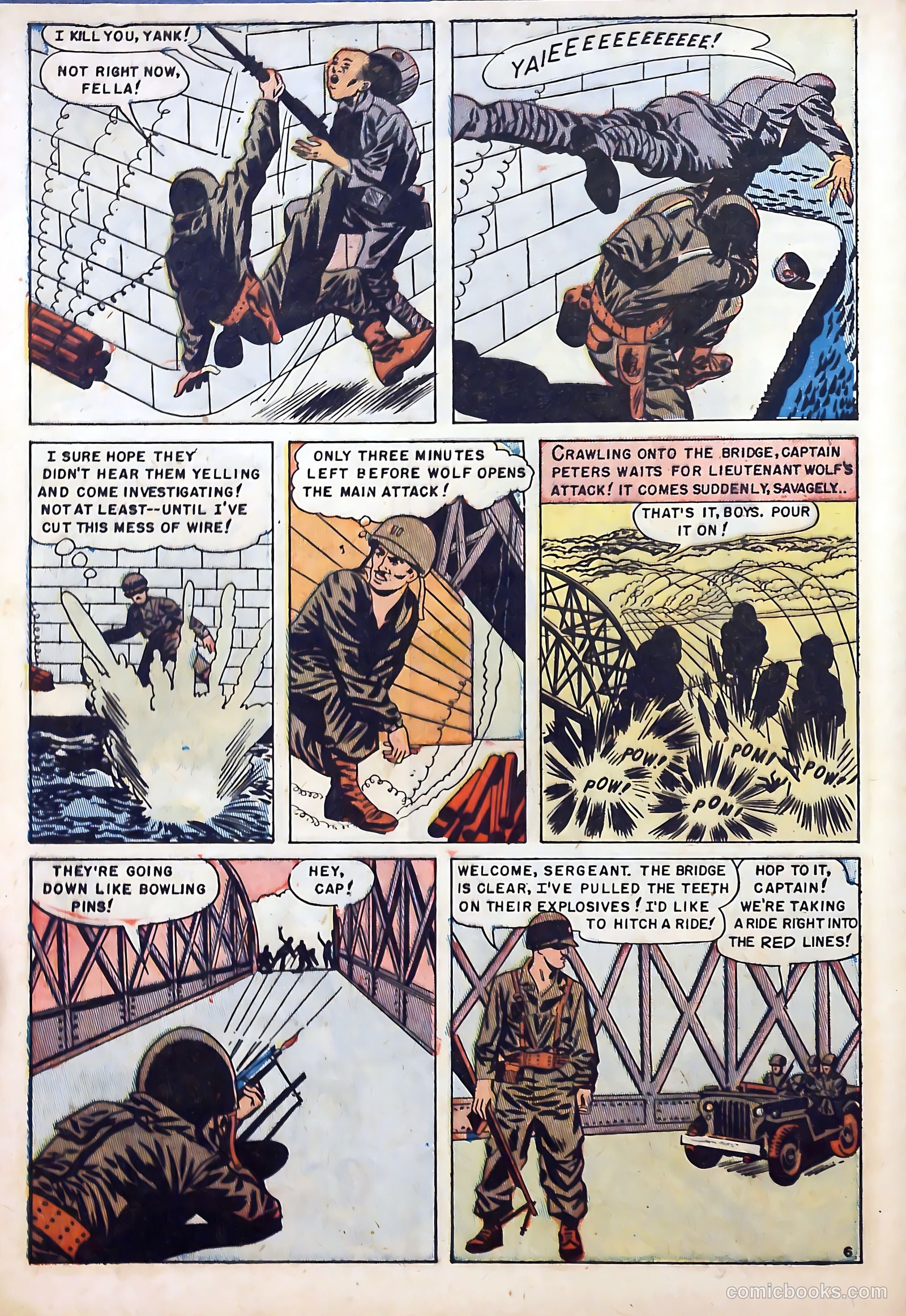 With the U.S. Paratroops Behind Enemy Lines #1 — page 8 of 36