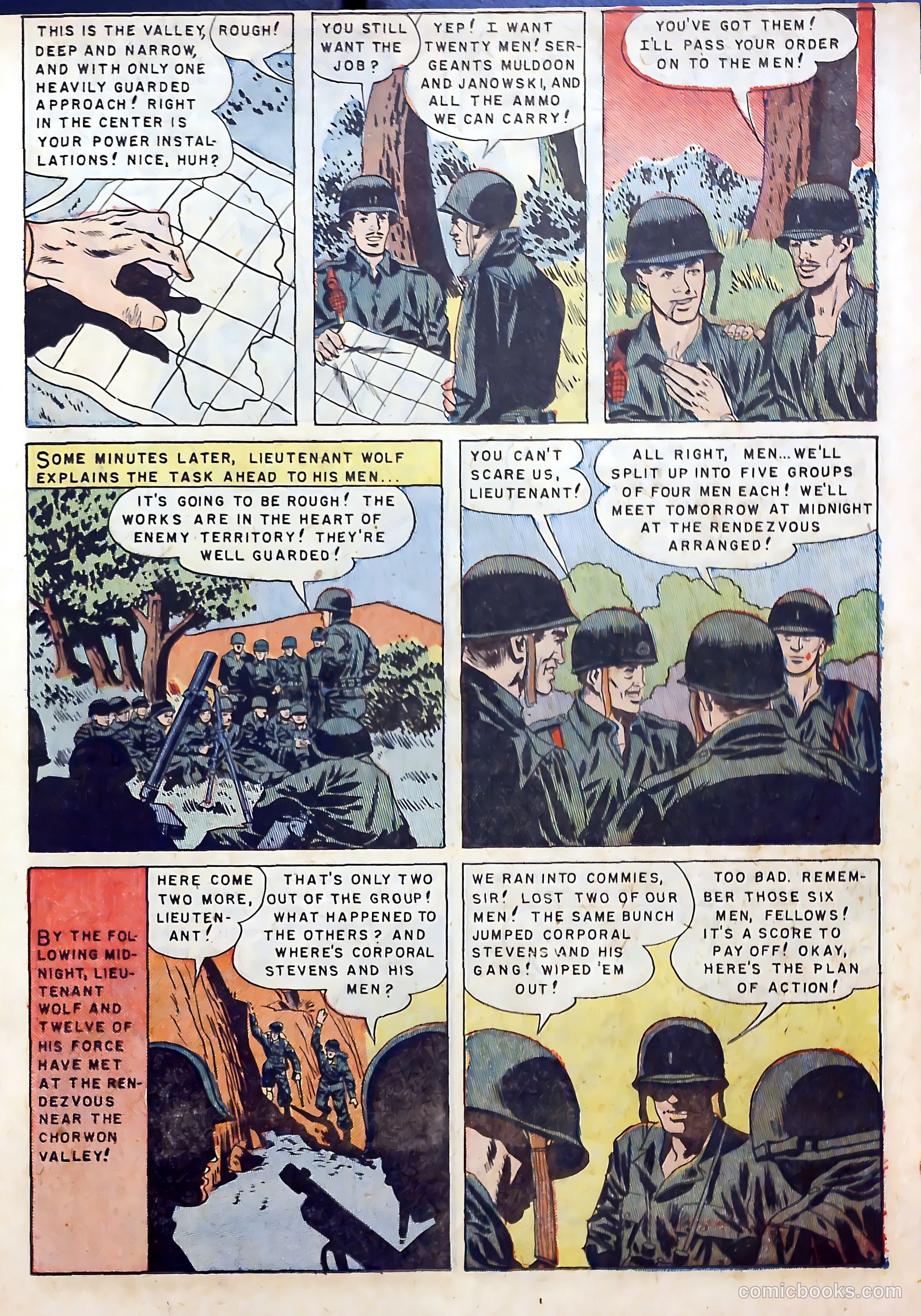 With the U.S. Paratroops Behind Enemy Lines #1 — page 11 of 36