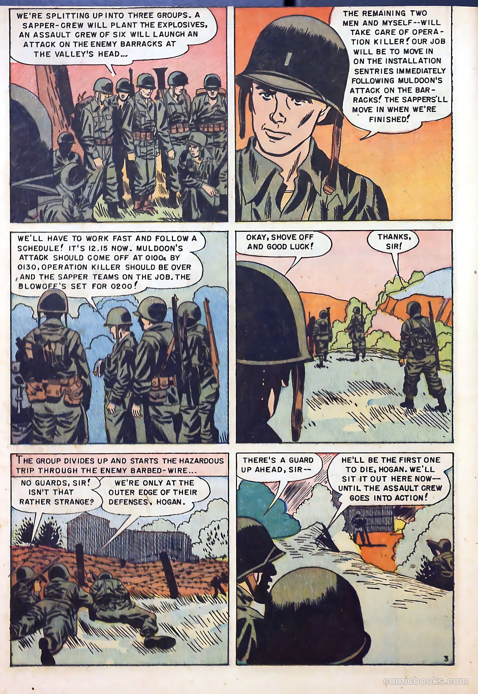 With the U.S. Paratroops Behind Enemy Lines #1 — page 12 of 36