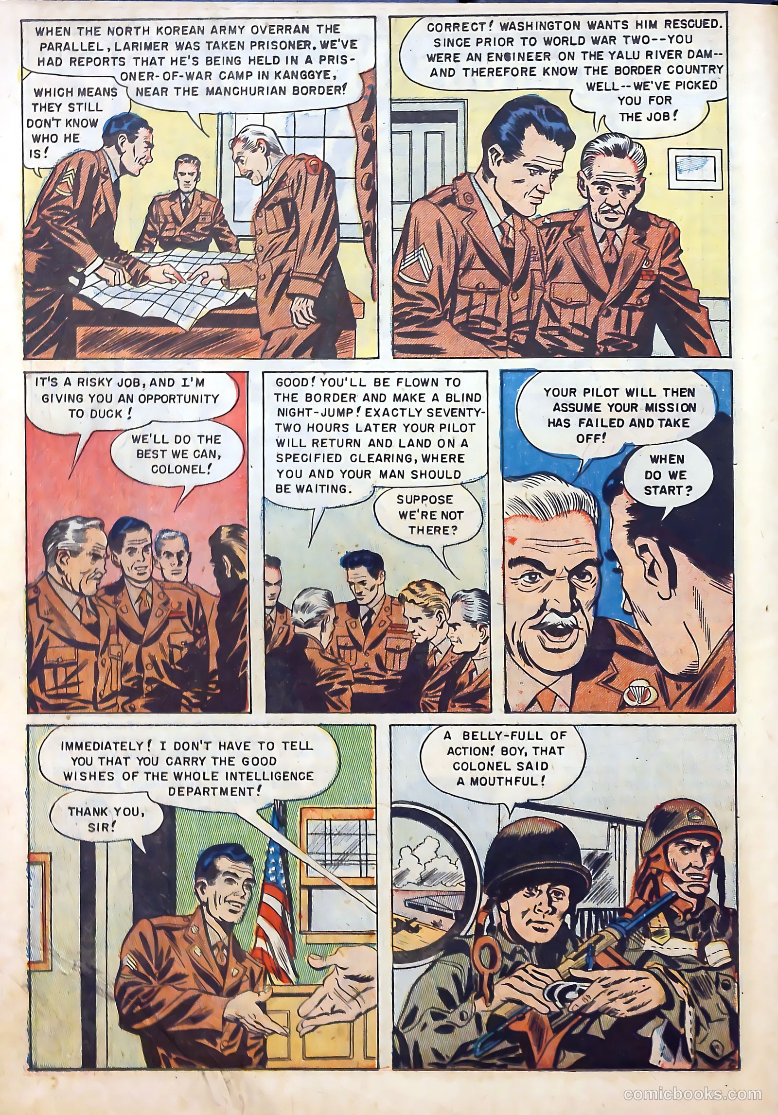 With the U.S. Paratroops Behind Enemy Lines #1 — page 18 of 36