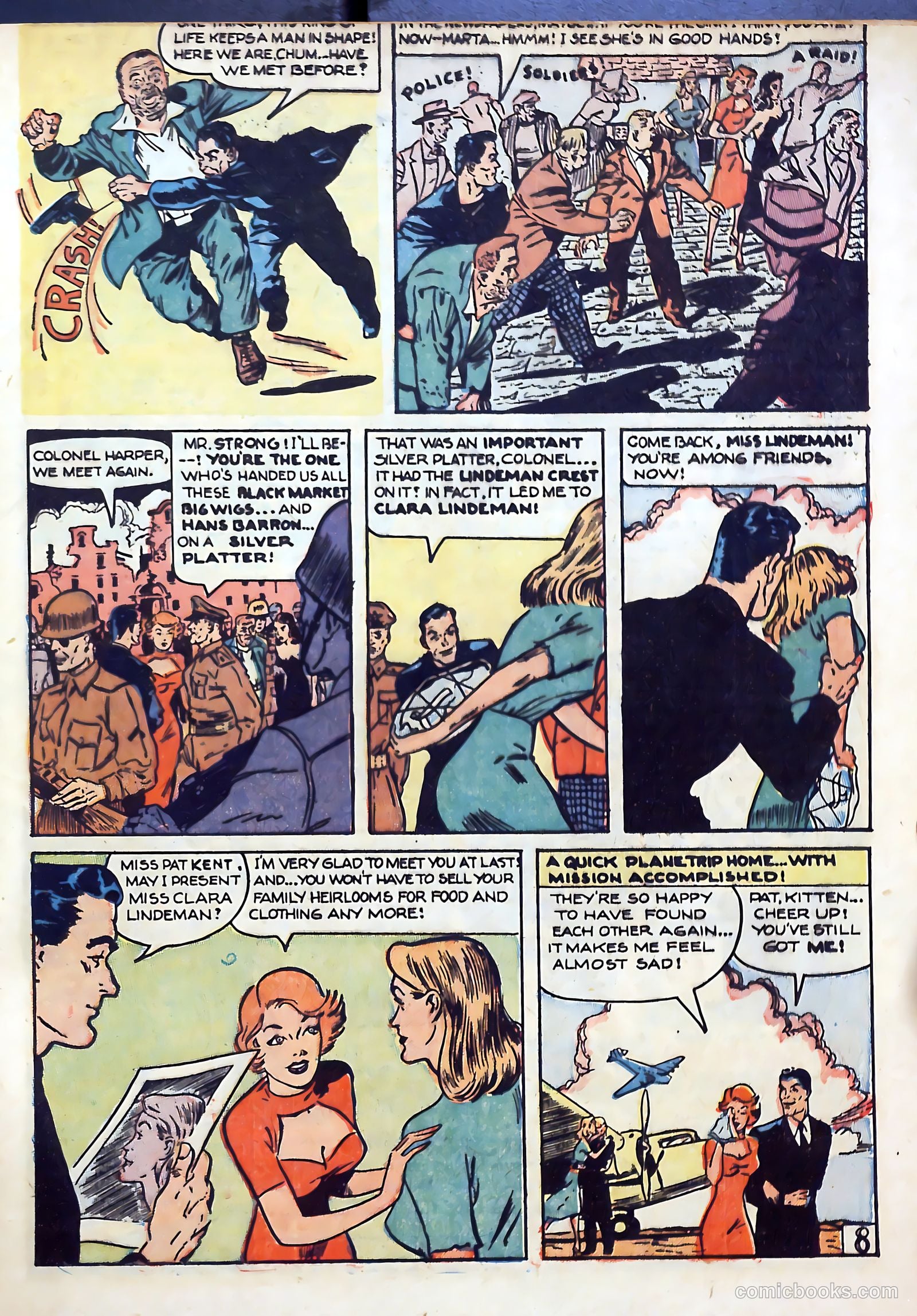 With the U.S. Paratroops Behind Enemy Lines #1 — page 33 of 36
