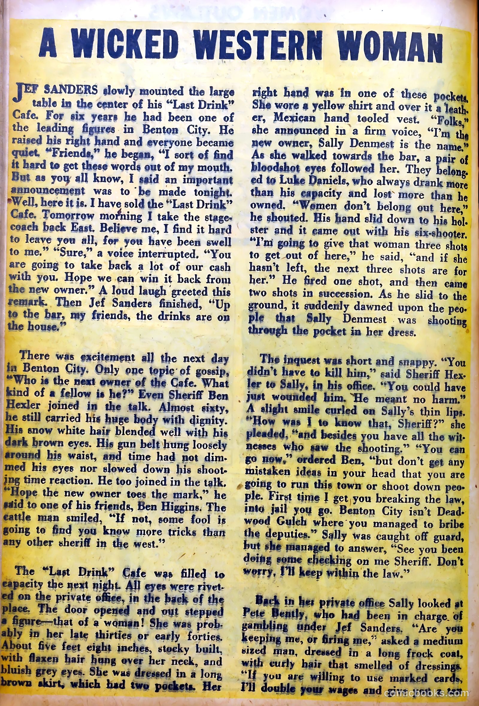 Women Outlaws #5 — page 22 of 36