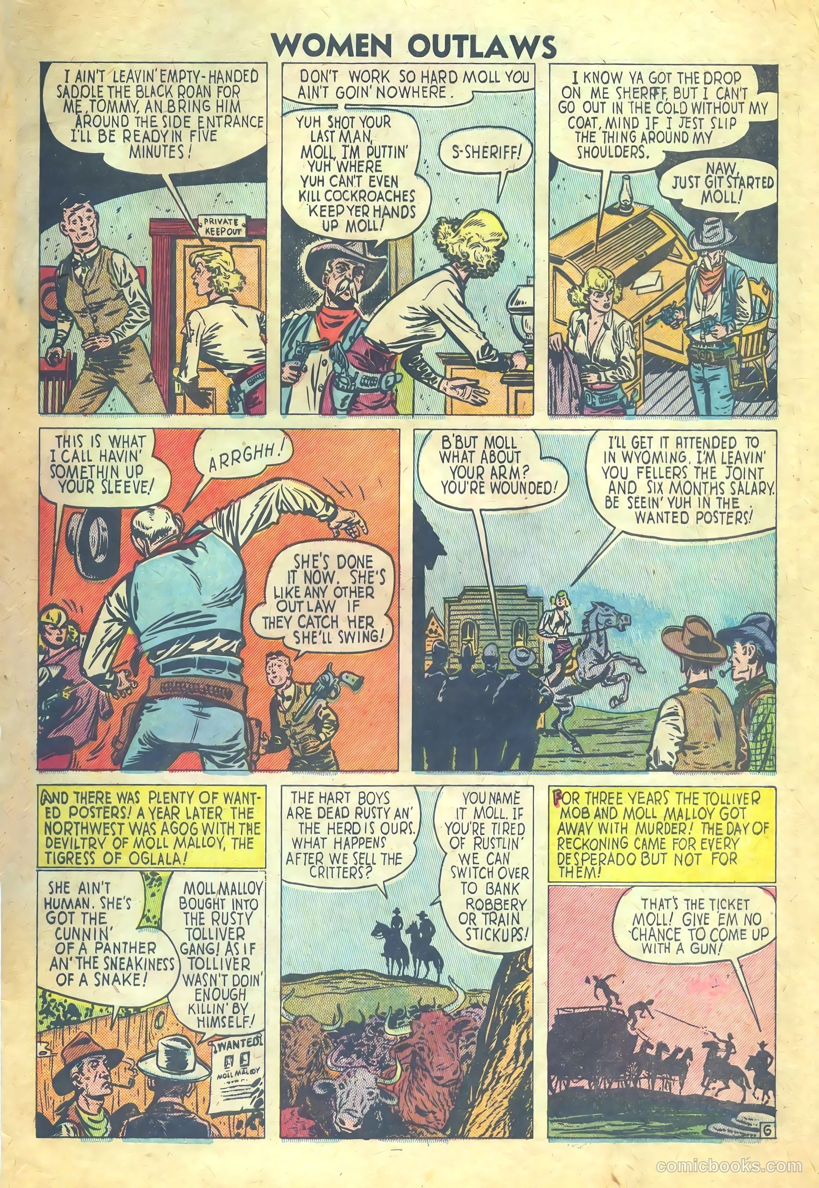 Women Outlaws #6 — page 7 of 36