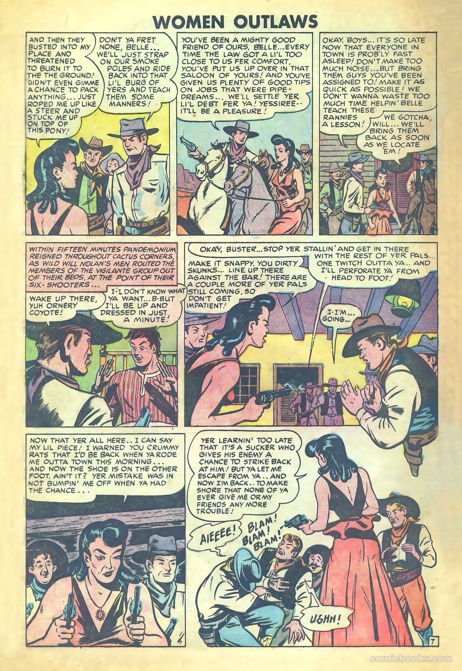 Women Outlaws #6 — page 28 of 36