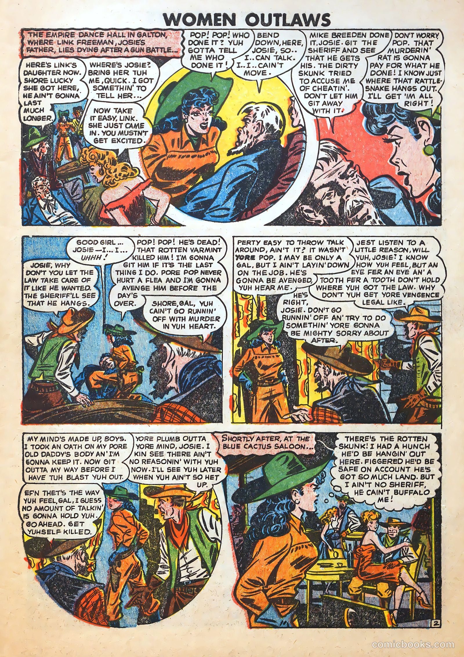 Women Outlaws #7 — page 3 of 36