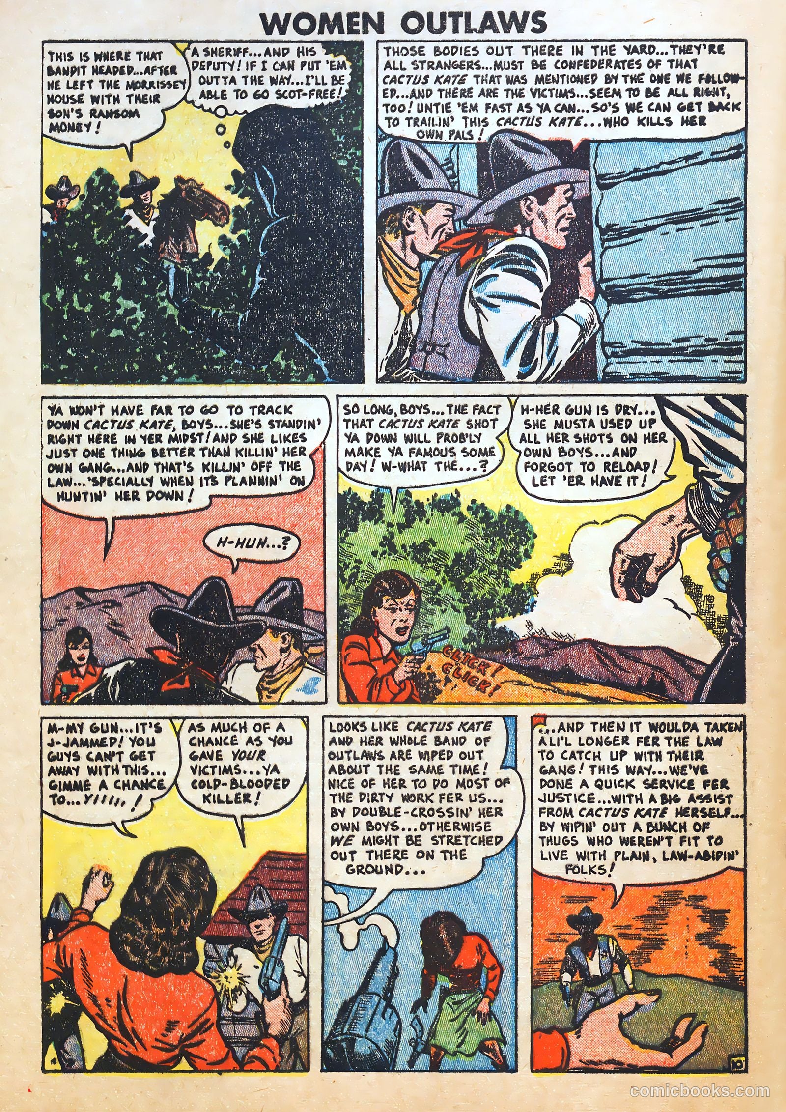 Women Outlaws #7 — page 32 of 36
