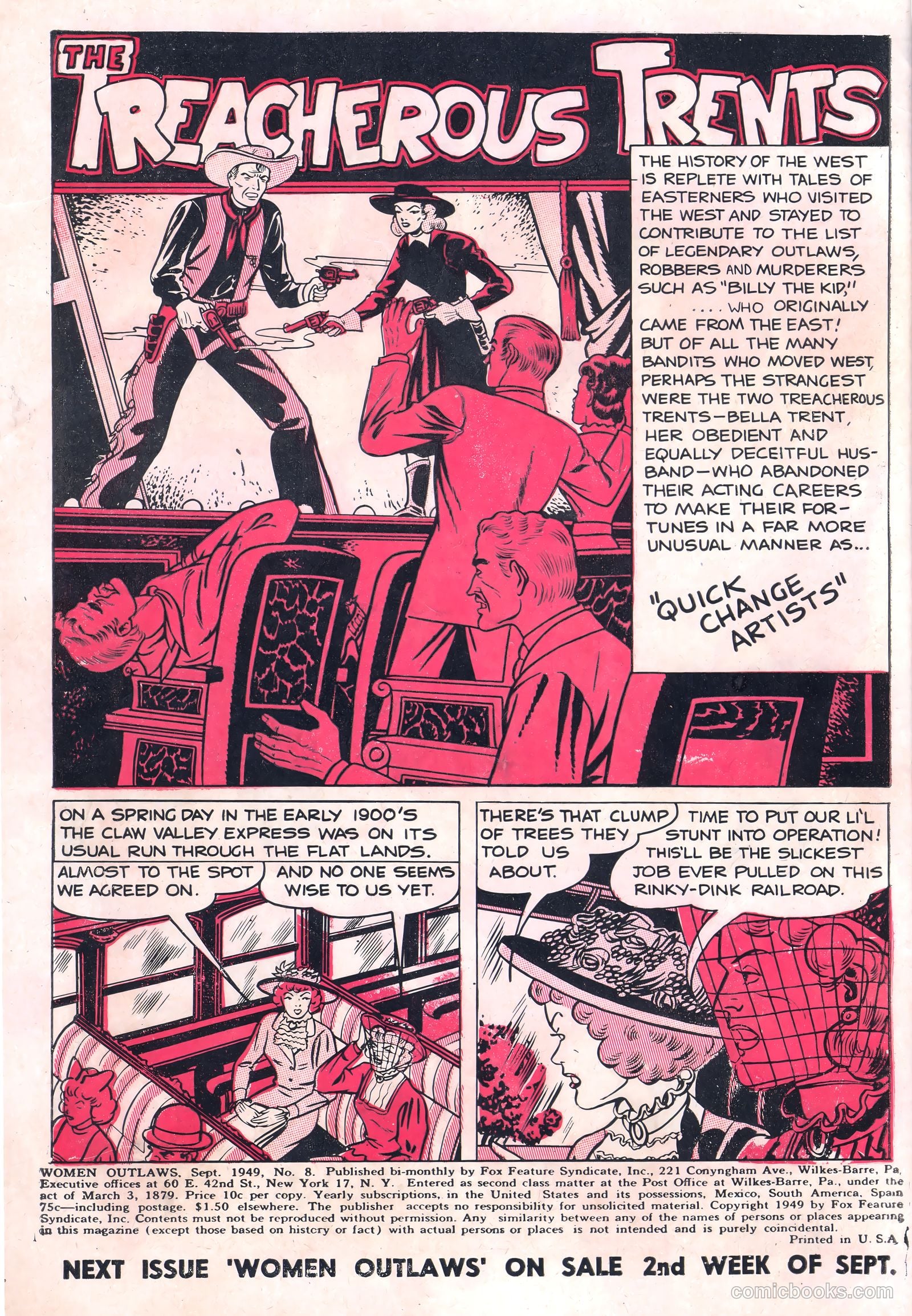 Women Outlaws #8 — page 2 of 36
