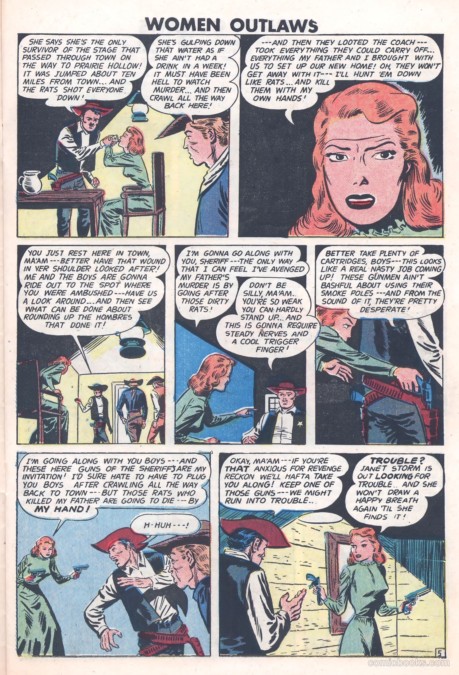 Women Outlaws #8 — page 15 of 36
