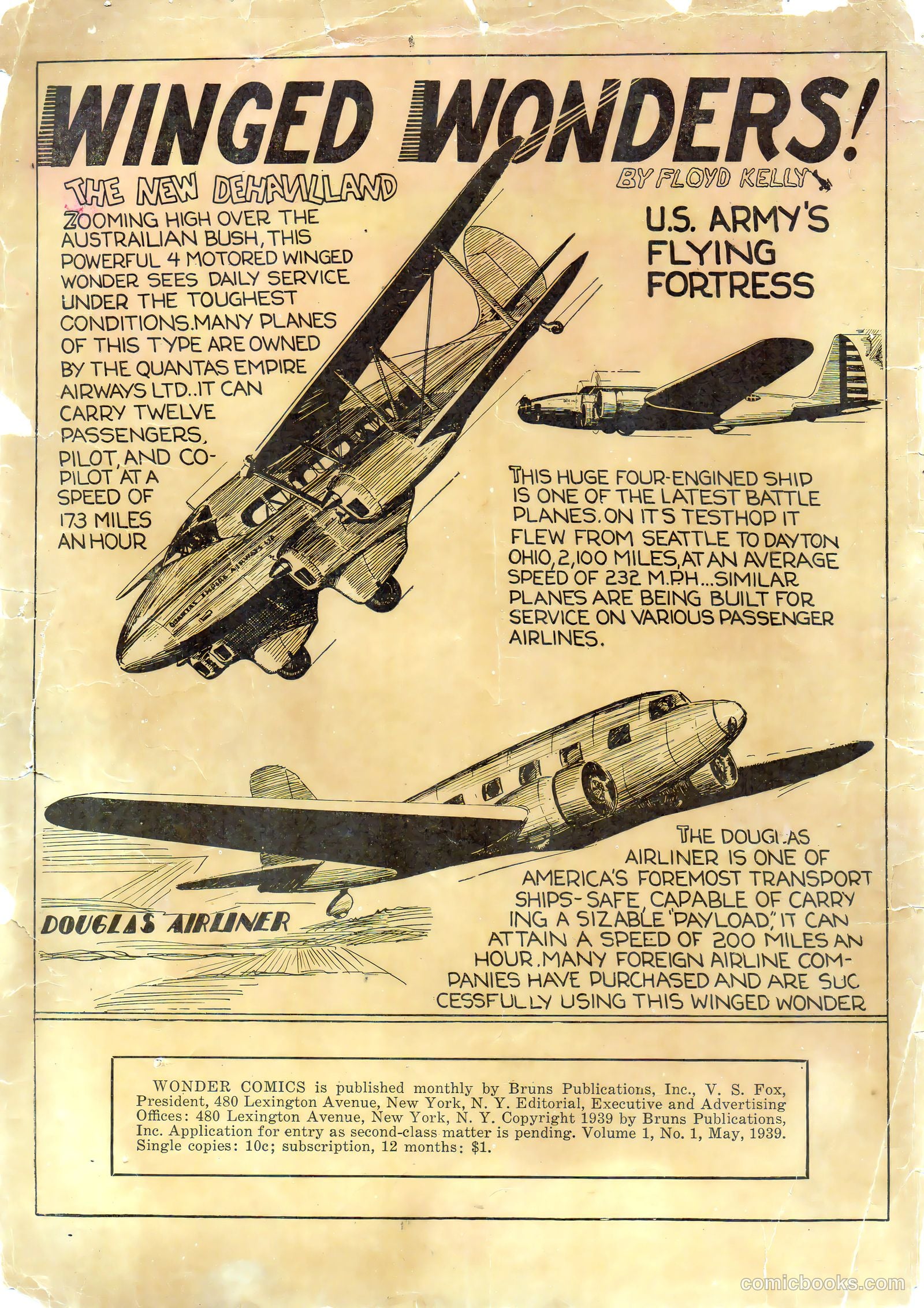 Wonder Comics #1 — page 2 of 16