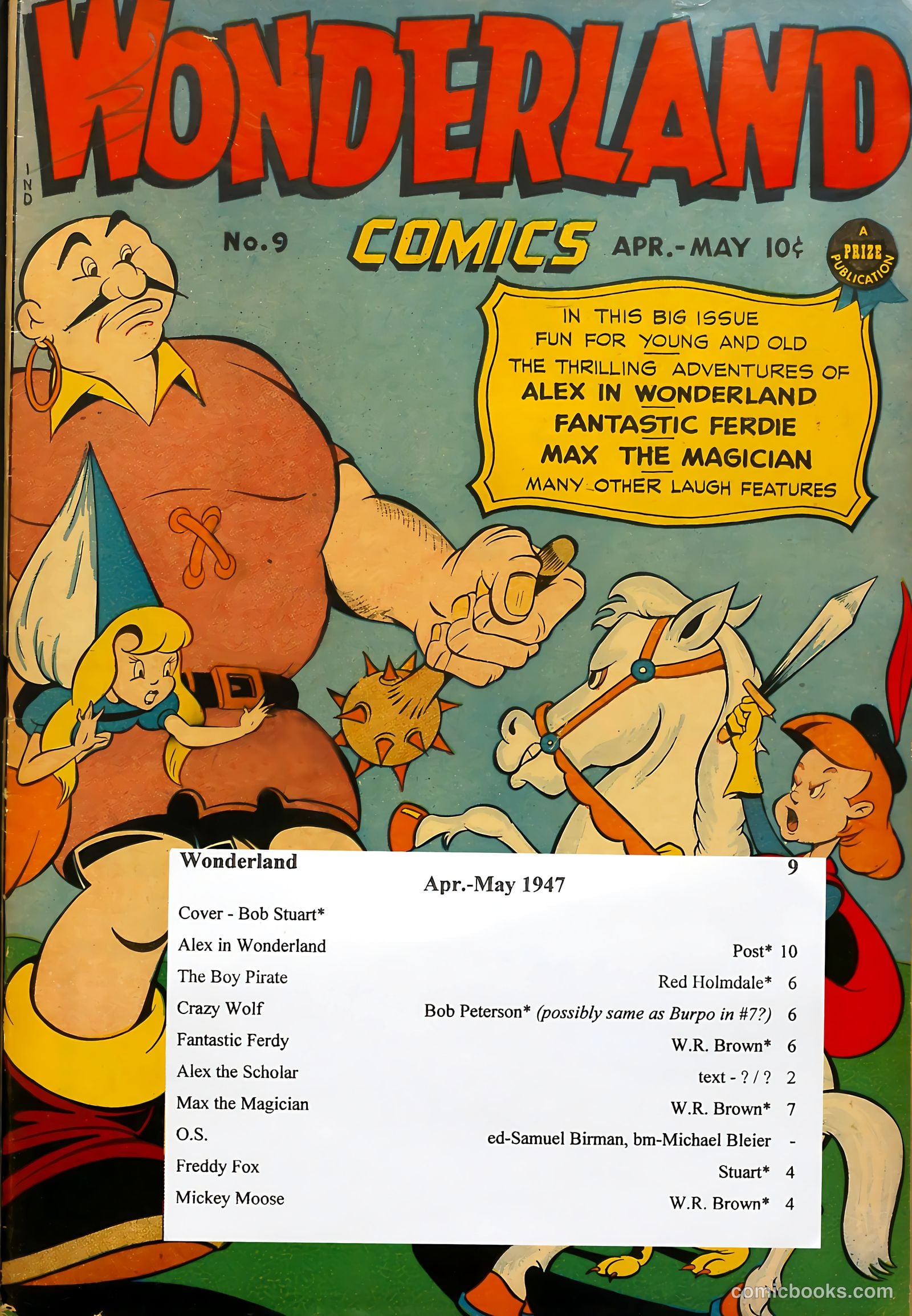 Wonderland Comics #9 — page 53 of 53