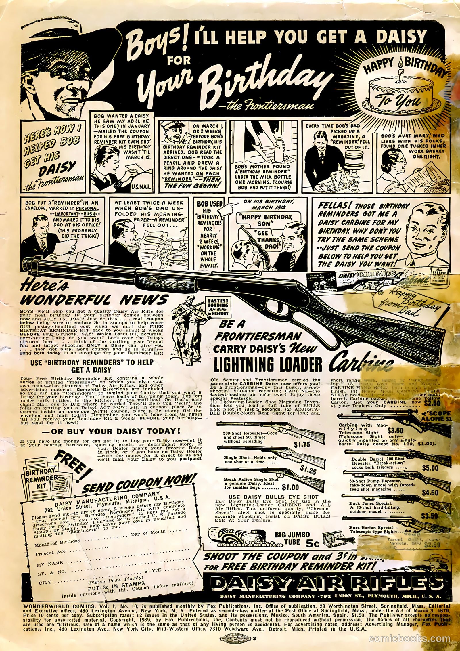Wonderworld Comics #10 — page 2 of 68