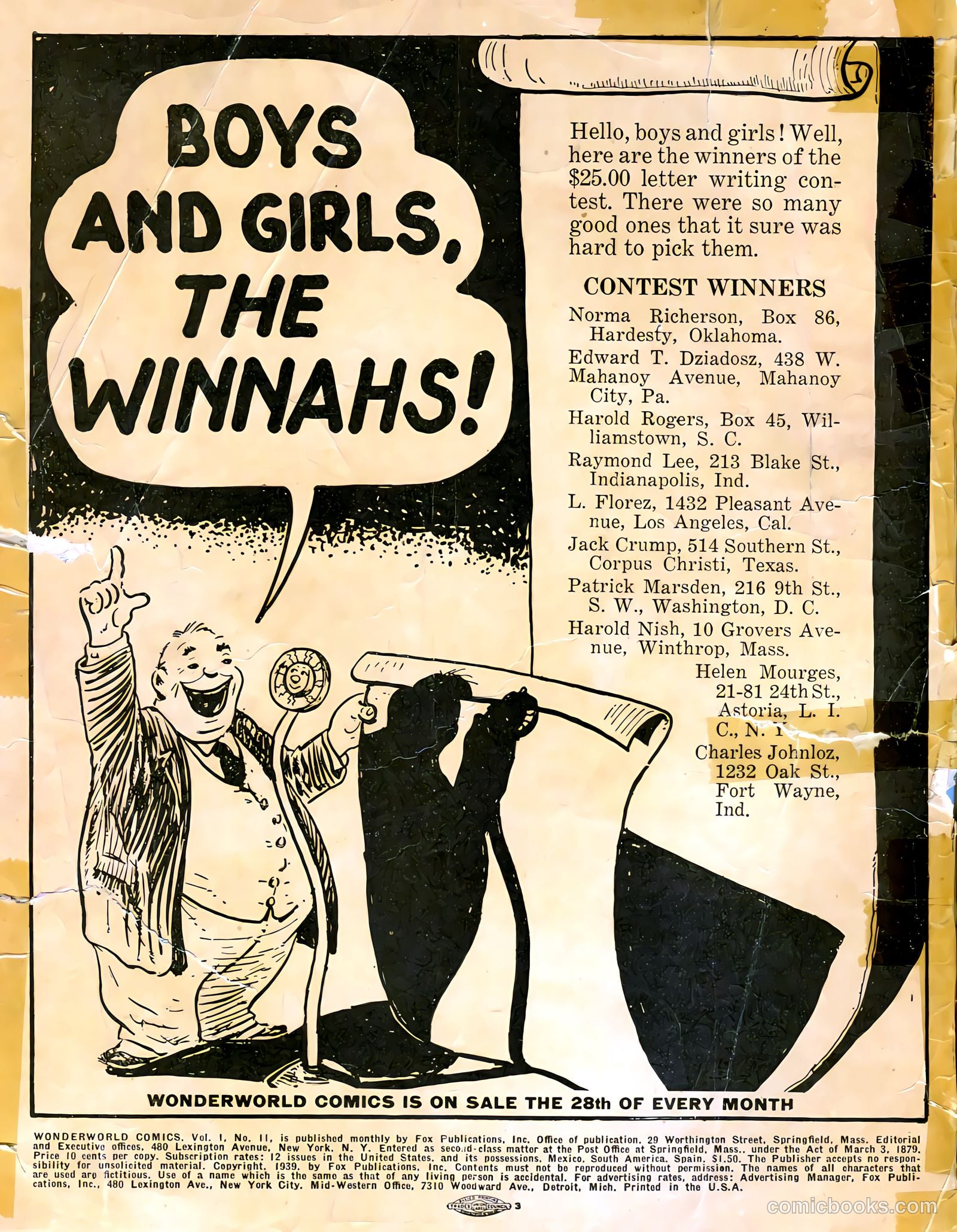 Wonderworld Comics #11 — page 2 of 68