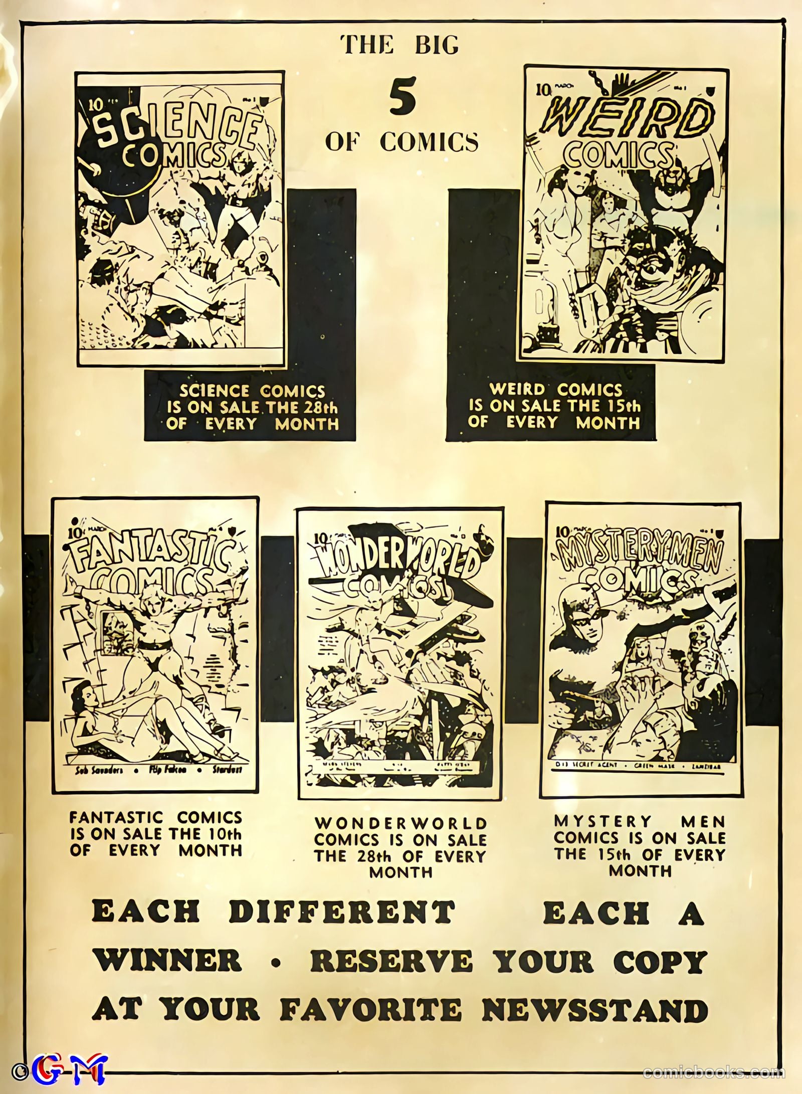 Wonderworld Comics #12 — page 67 of 68