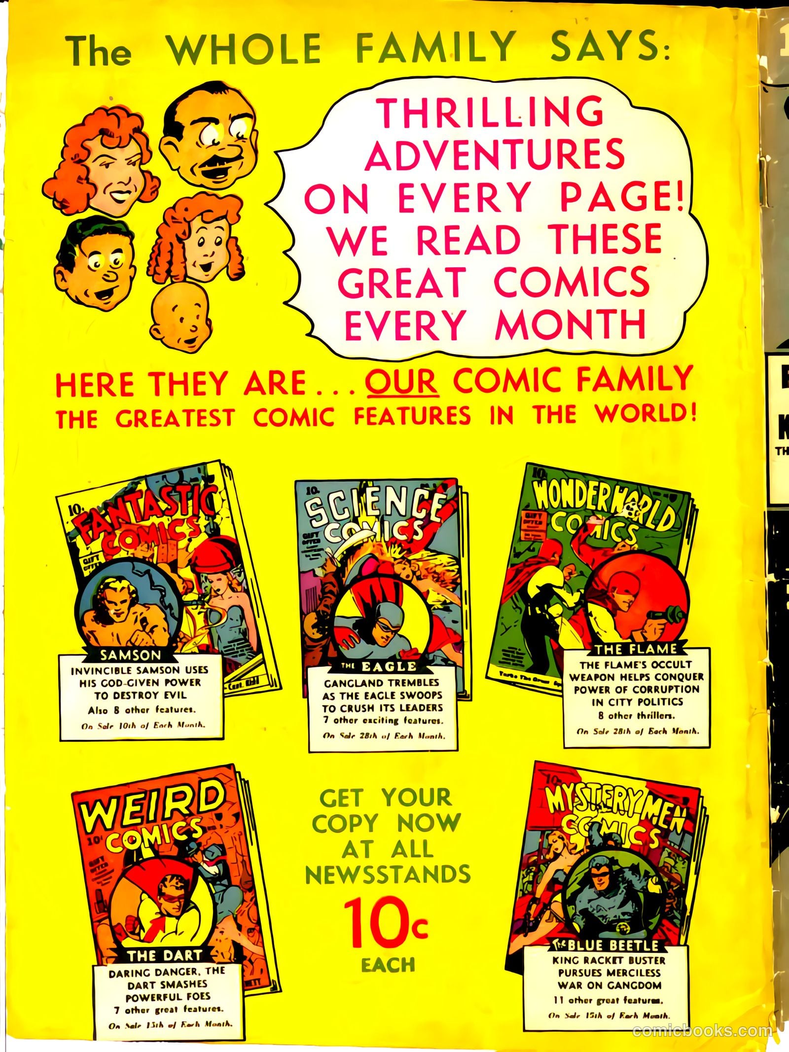 Wonderworld Comics #18 — page 68 of 68