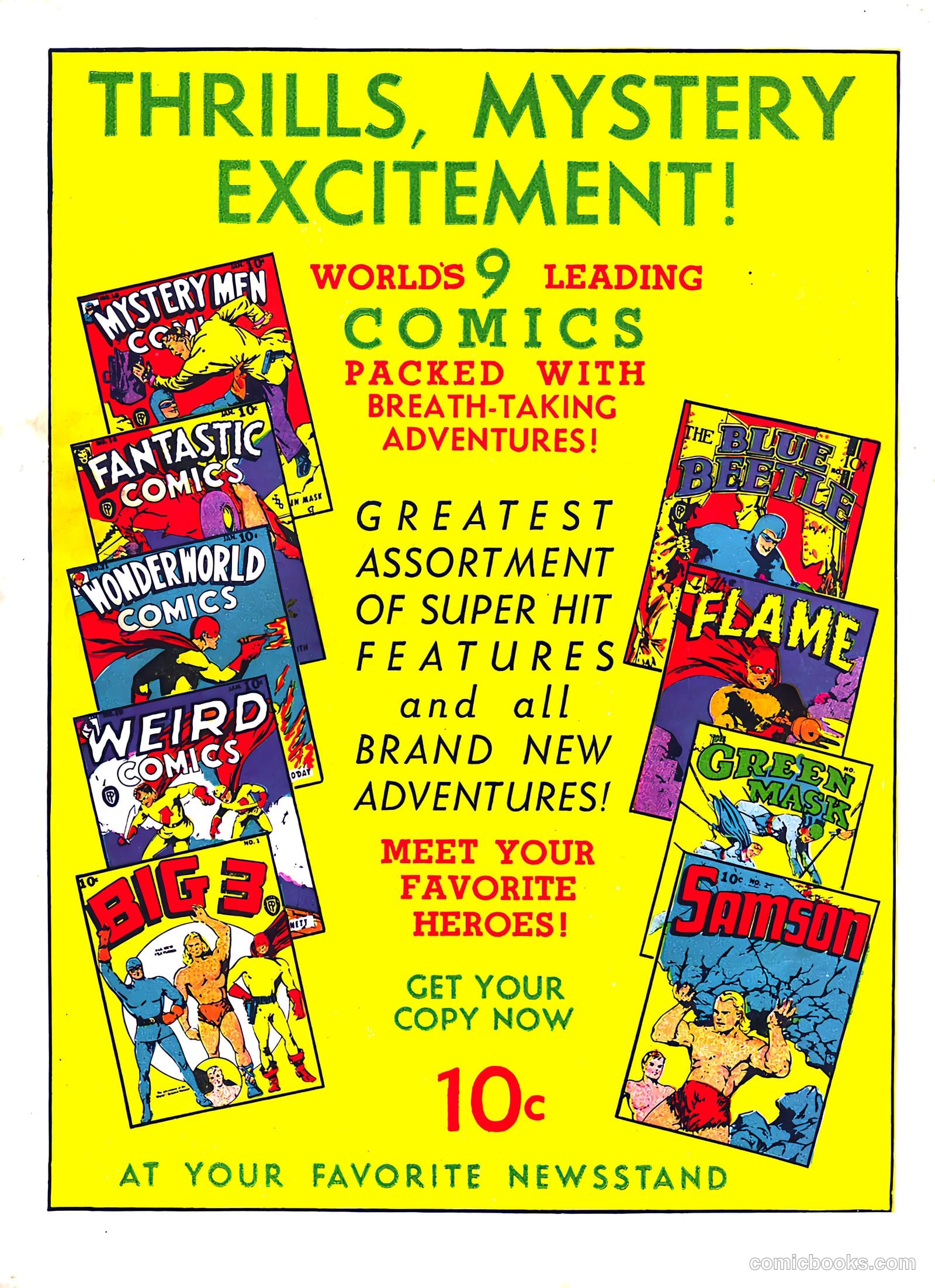 Wonderworld Comics #21 — page 63 of 63