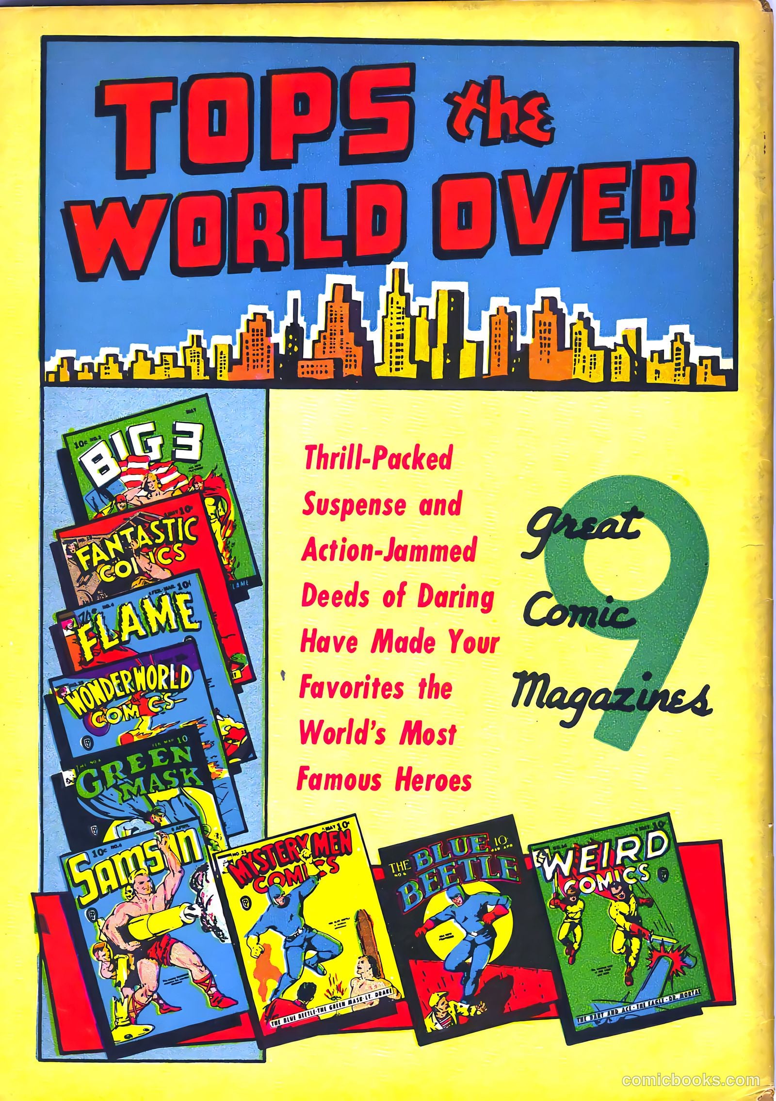 Wonderworld Comics #25 — page 64 of 64