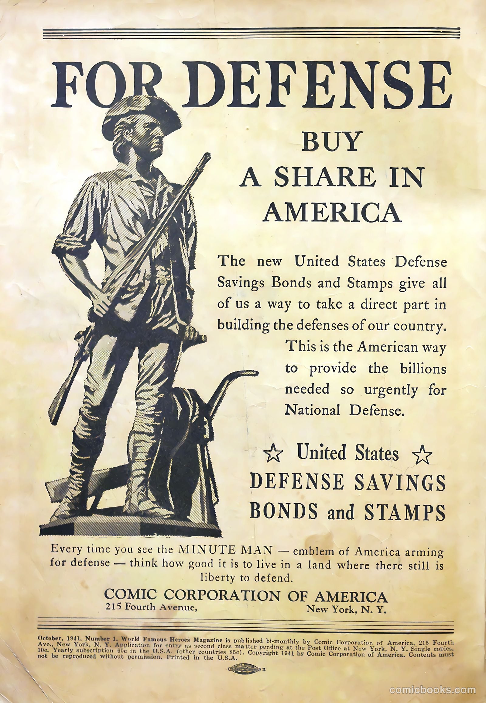 World Famous Heroes Magazine #1 — page 2 of 68