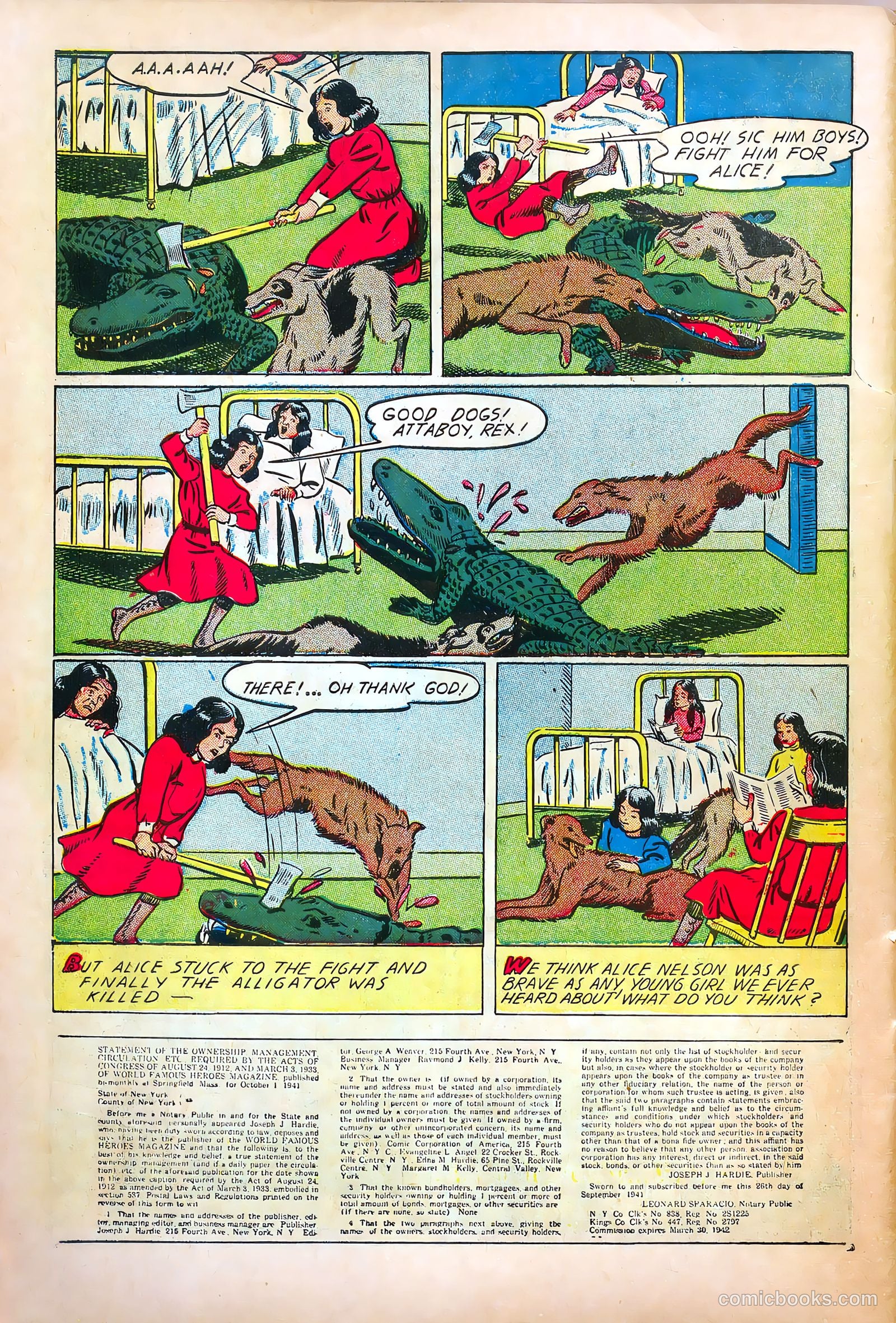 World Famous Heroes Magazine #4 — page 57 of 67