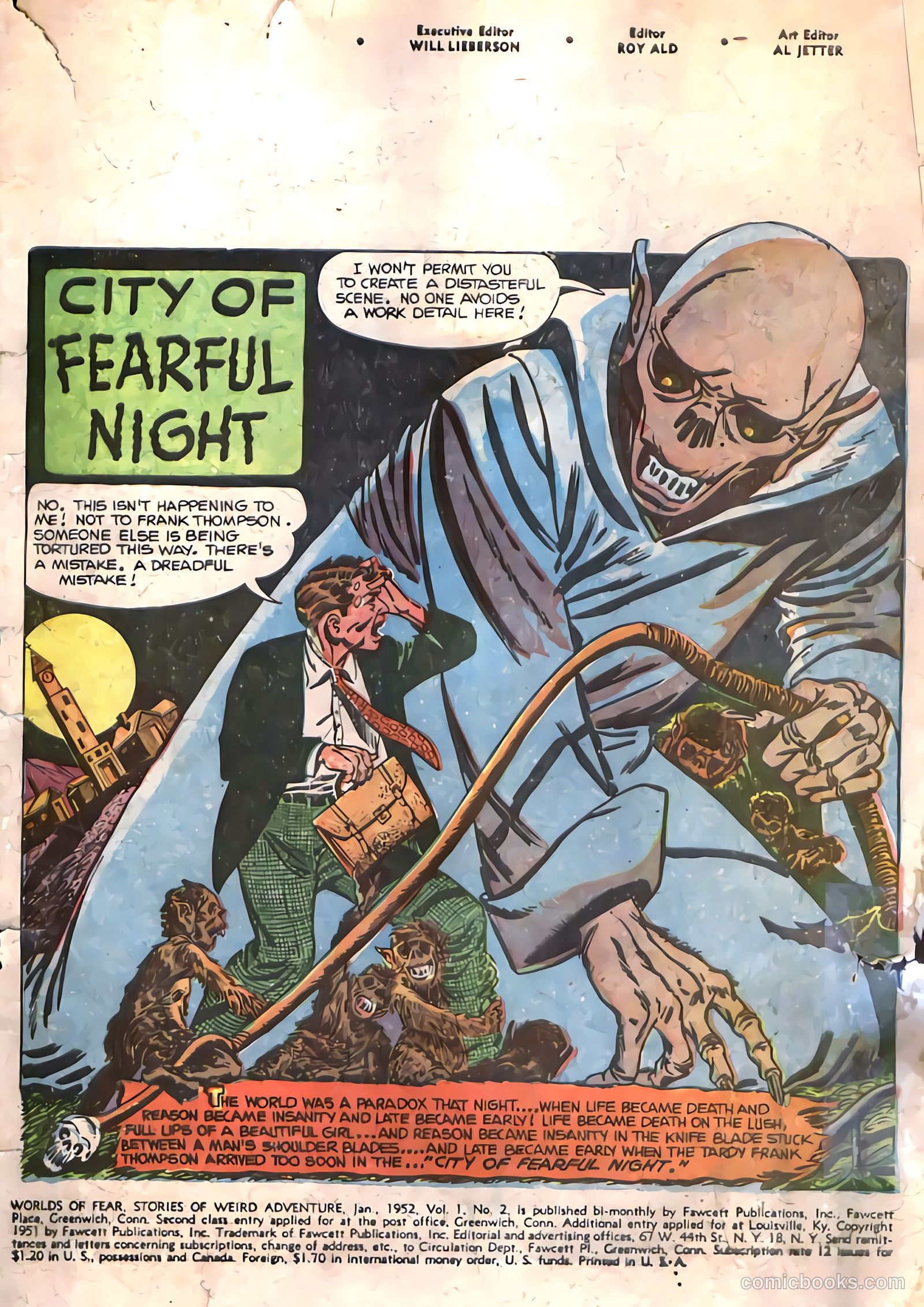 Worlds of Fear #2 — page 2 of 33
