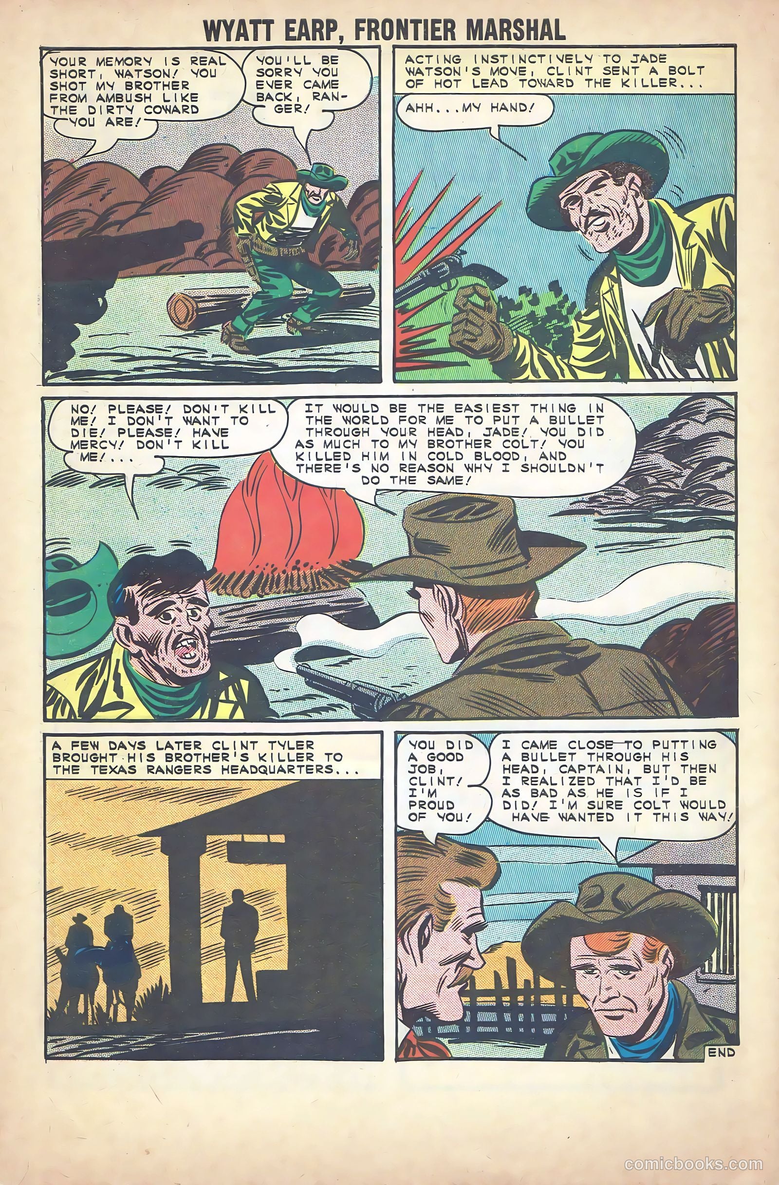 Wyatt Earp #18 — page 32 of 36