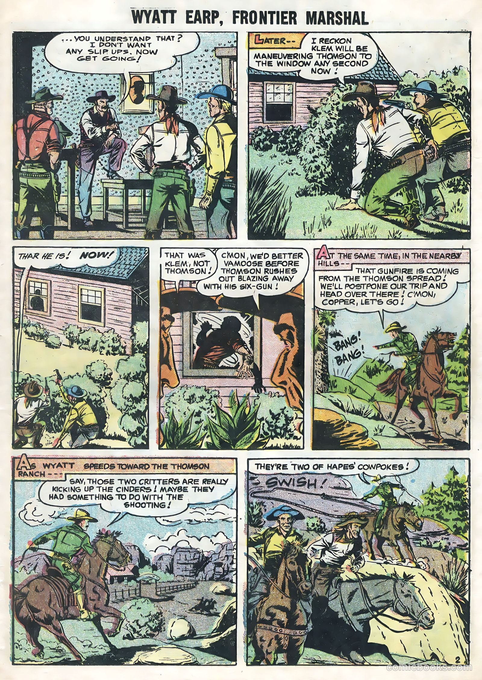 Wyatt Earp, Frontier Marshal #12 — page 13 of 36