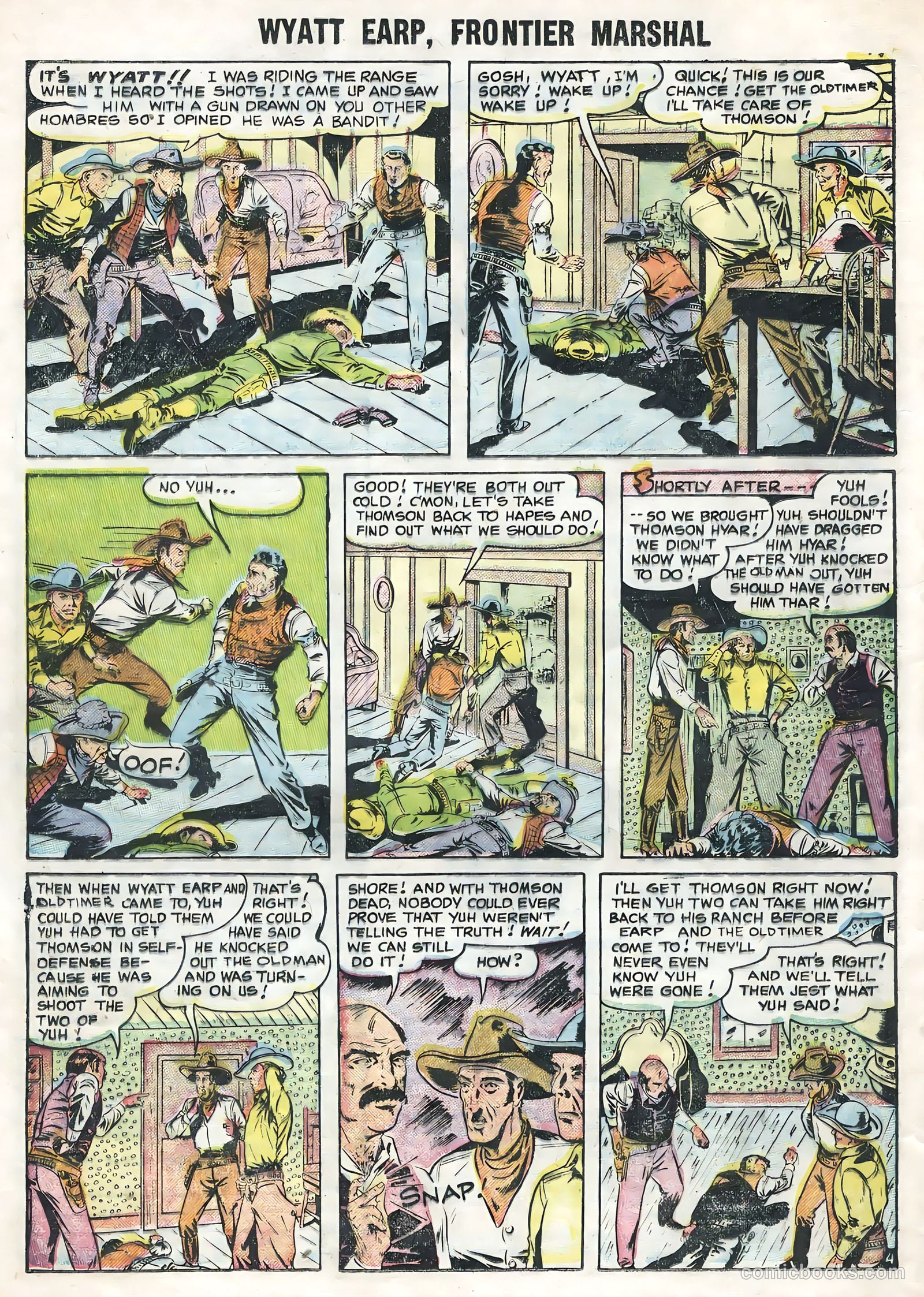 Wyatt Earp, Frontier Marshal #12 — page 16 of 36