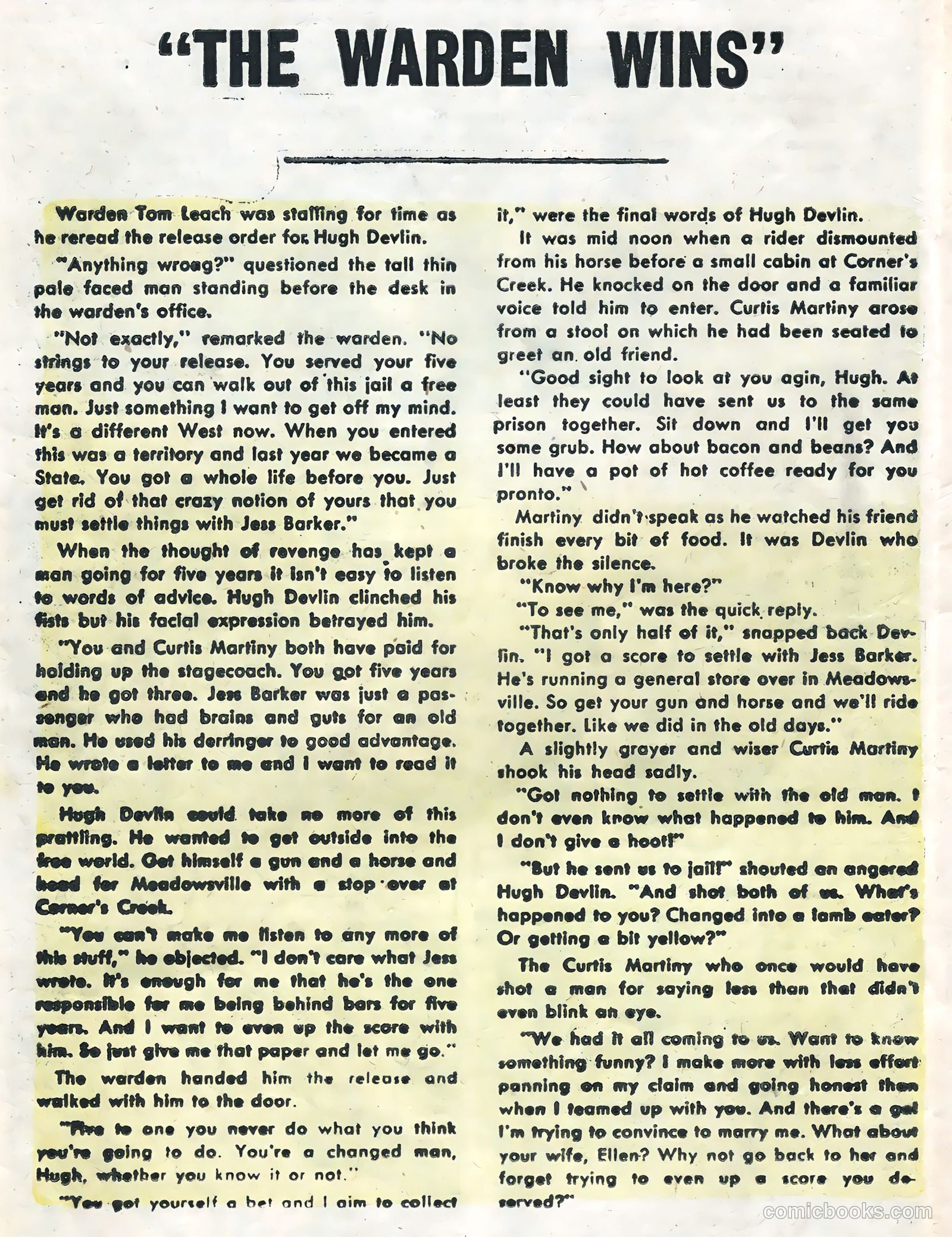 Wyatt Earp, Frontier Marshal #12 — page 18 of 36